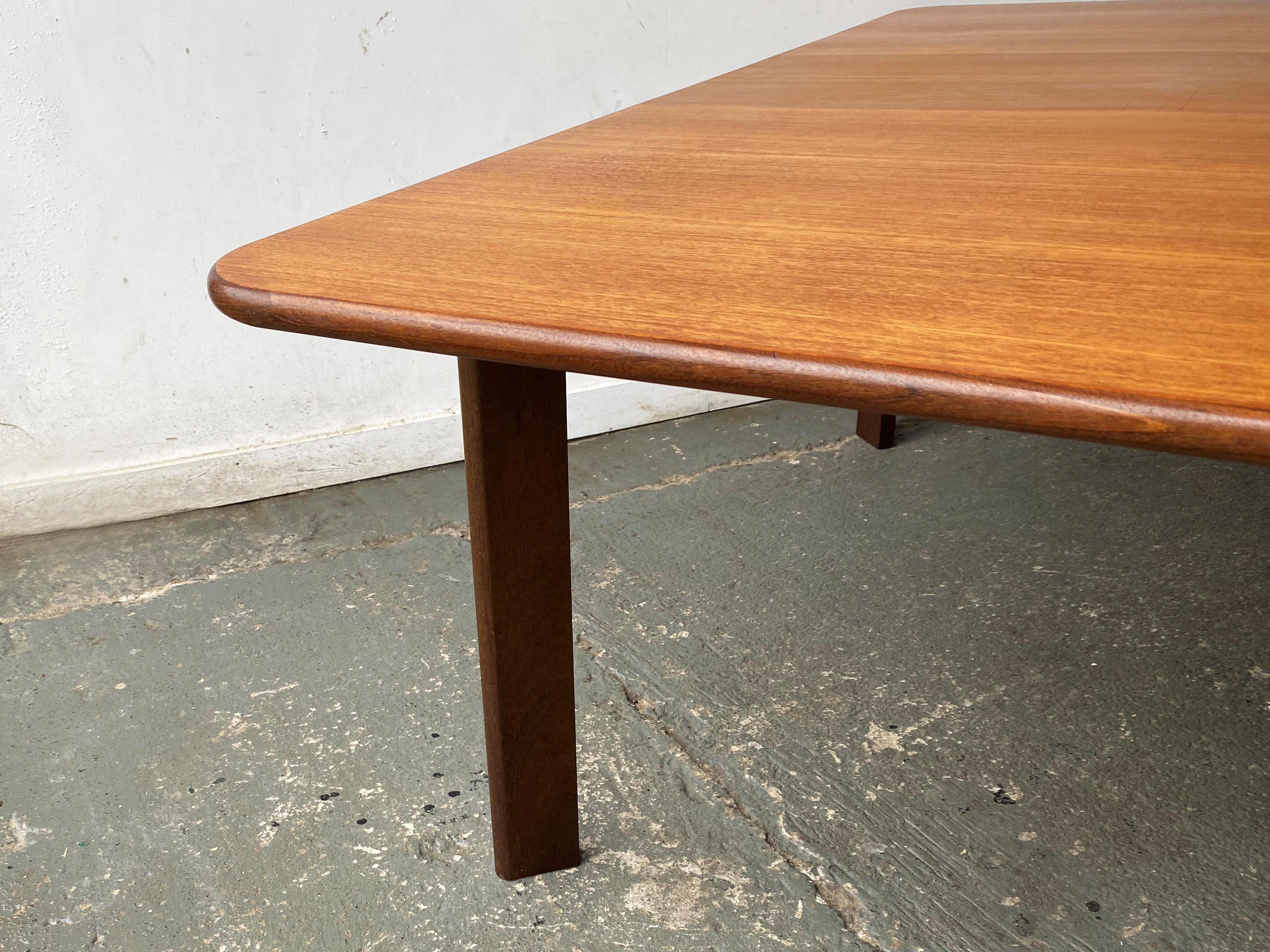 20th Century Rare 1960’s Mid-Century Modern G Plan dining table with angled legs