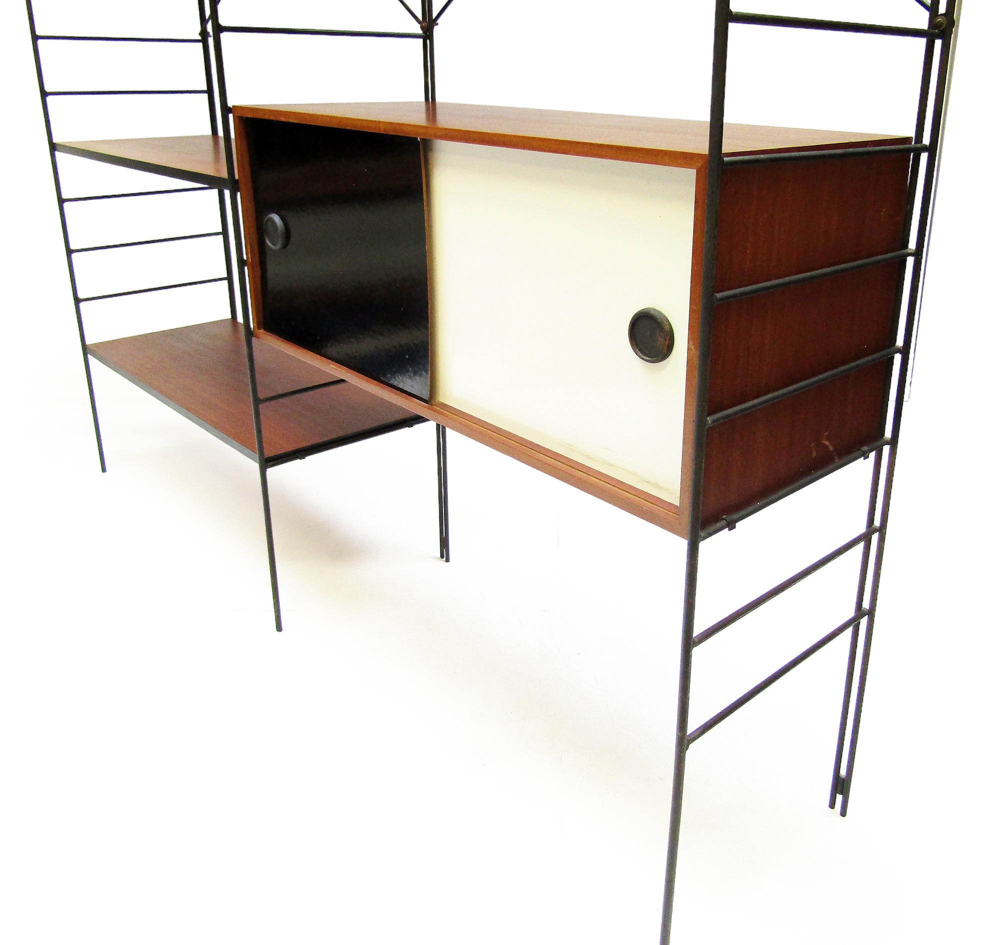 Rare 1960s Modular Shelving Cabinet Room Divider System By Brianco 5