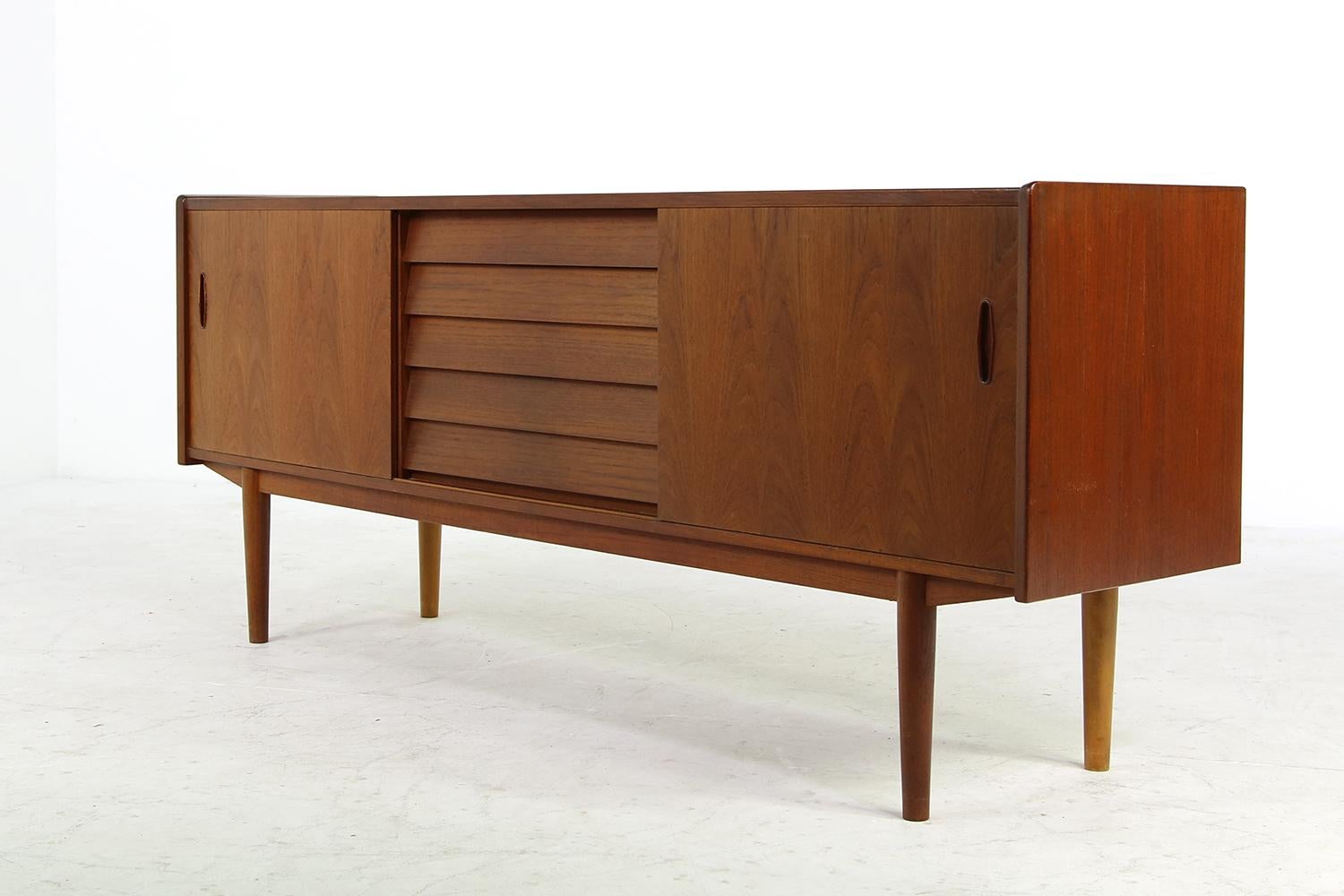 Mid-Century Modern Rare 1960s Nils Jonsson Vintage Teak Sideboard Modern Trio for Troeds, Sweden