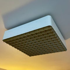 Rara Lámpara Paavo Tynell Starry Sky 9068 de Lightolier, de los años 60, para montaje en techo Grande