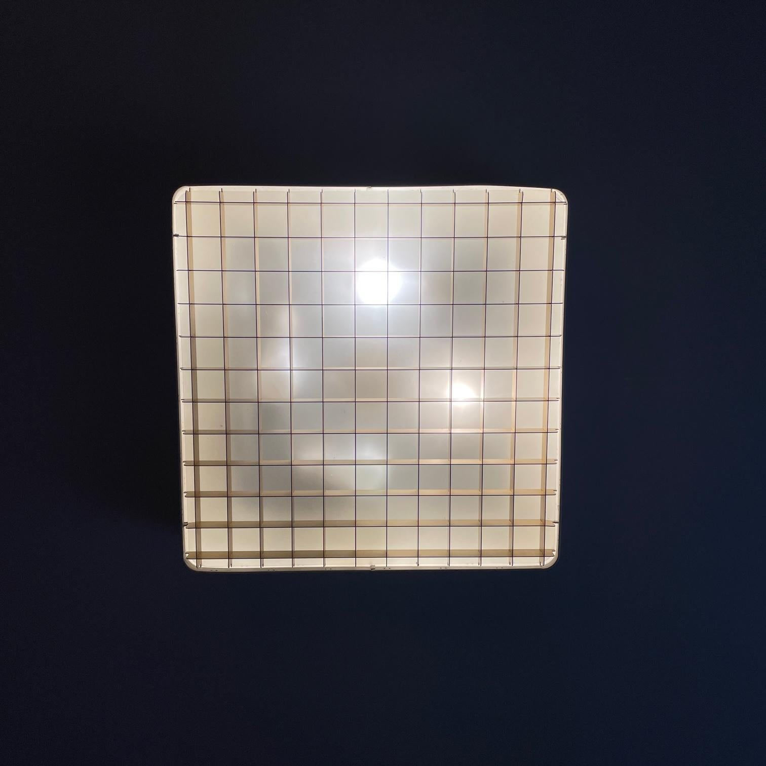 Rare 1960s Paavo Tynell Starry Sky 9068 Lamp by Lightolier Ceiling Mount Large In Fair Condition For Sale In Hyattsville, MD