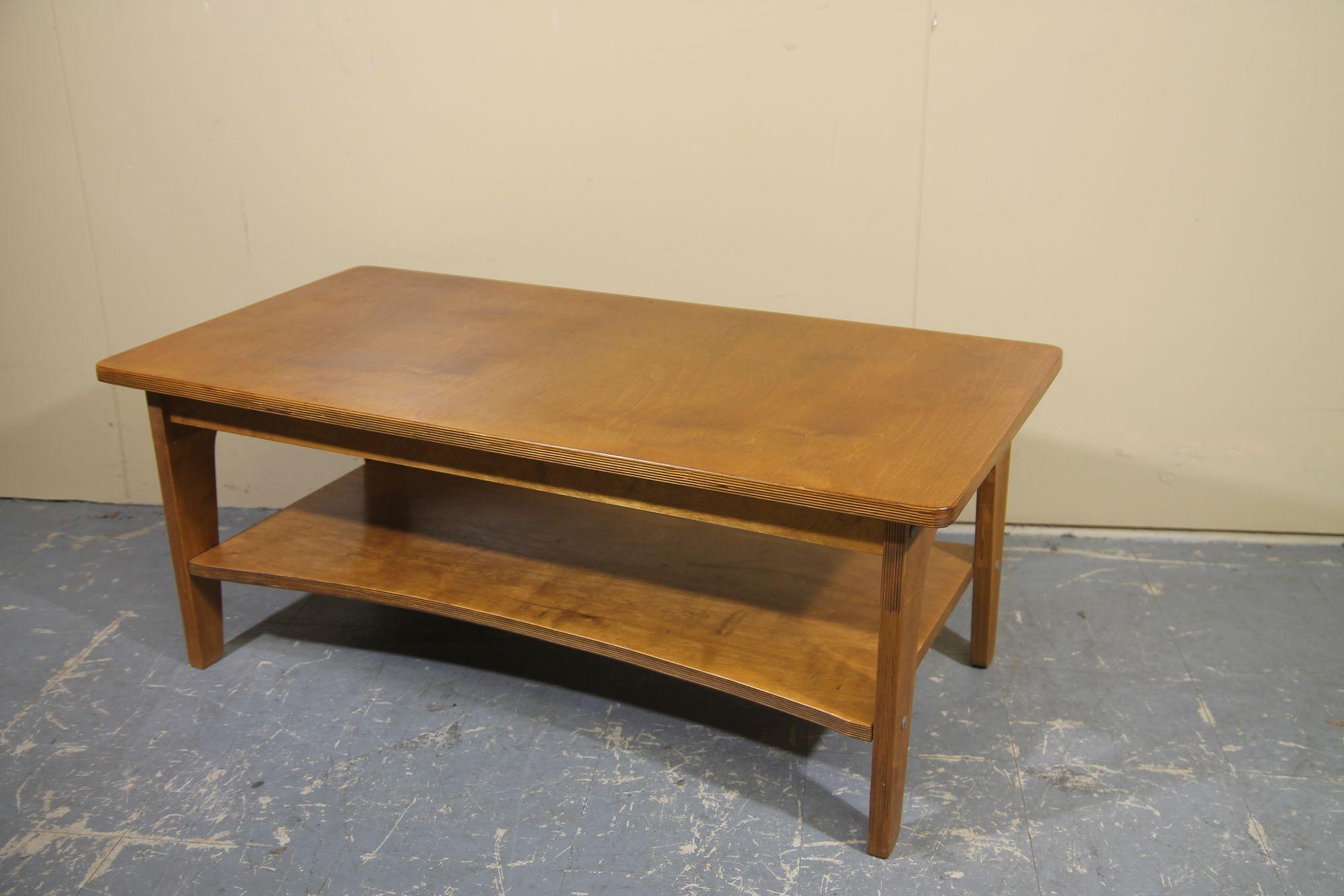 Rare 1960's Plywood Coffee Table In Good Condition For Sale In Asbury Park, NJ