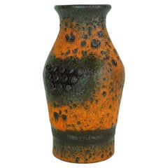 raro Vaso robotico degli anni '60 u-keramik modello 560/20 smalto e forma eccezionali