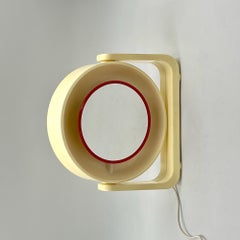 Rare 1960s Space Age Mirror with Light - Vintage Design by Allstar Germany