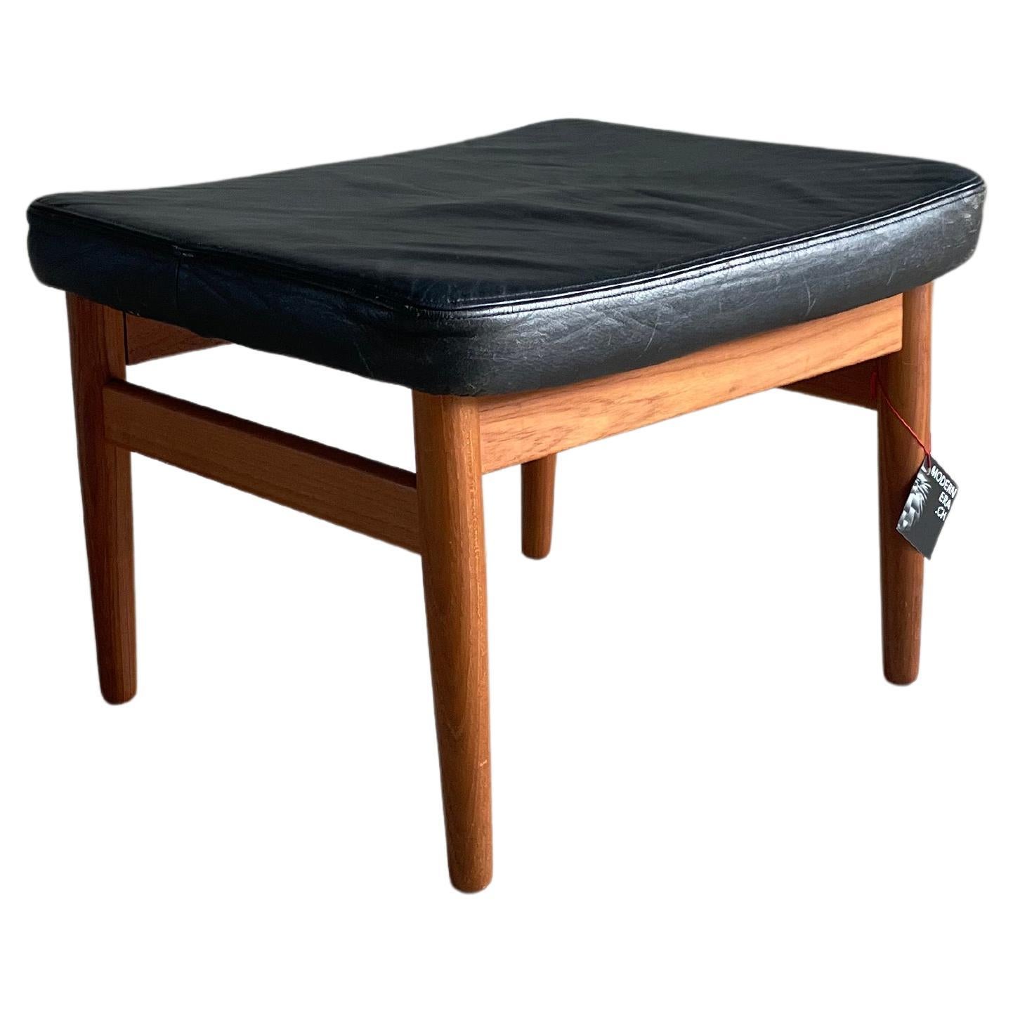 Rare 1960's teak ottoman by Grete Jalk for France & Søn, Denmark