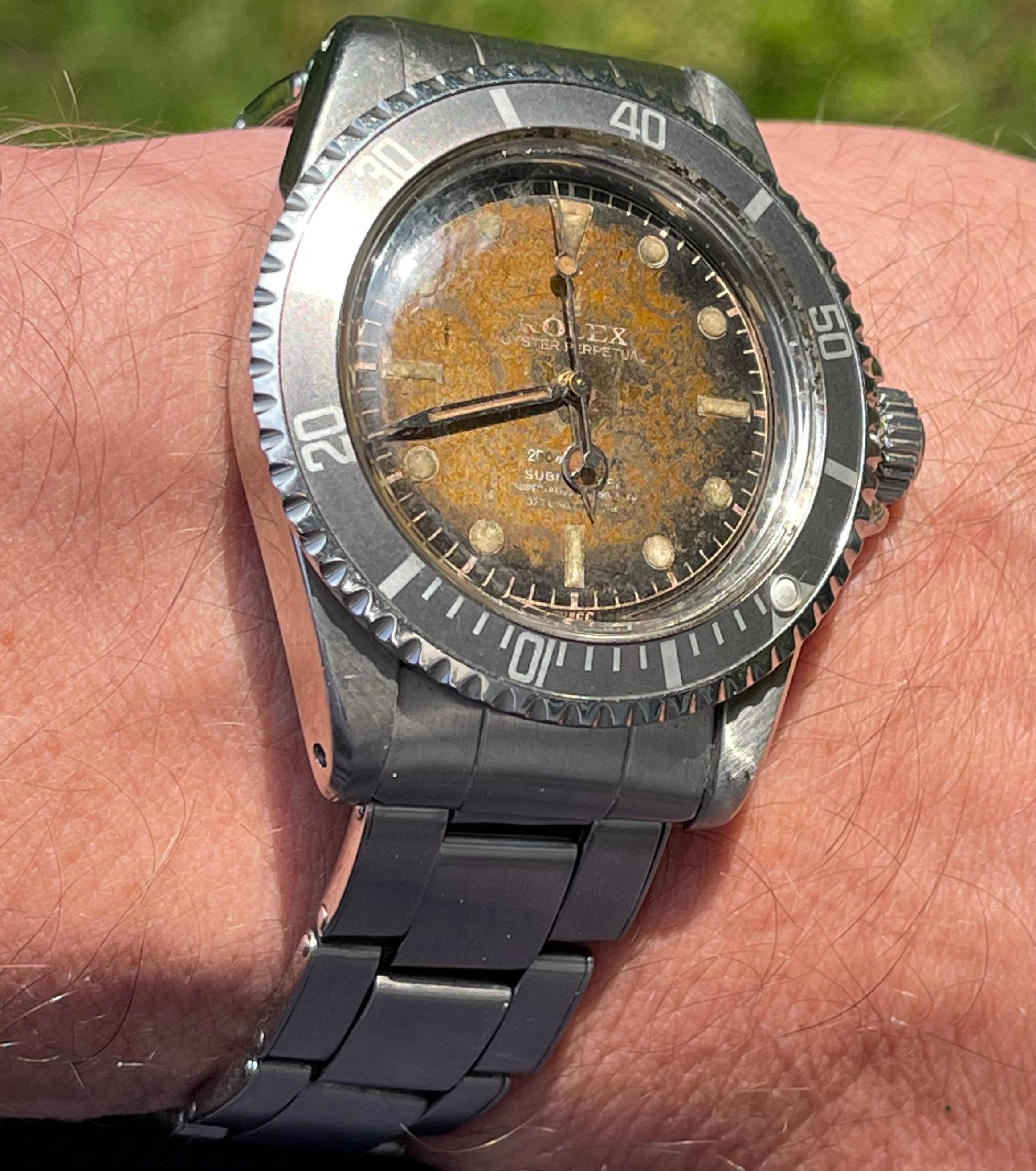 rare 1961 ultra tropical 5512 rolex submariner (Schweizerisch) im Angebot