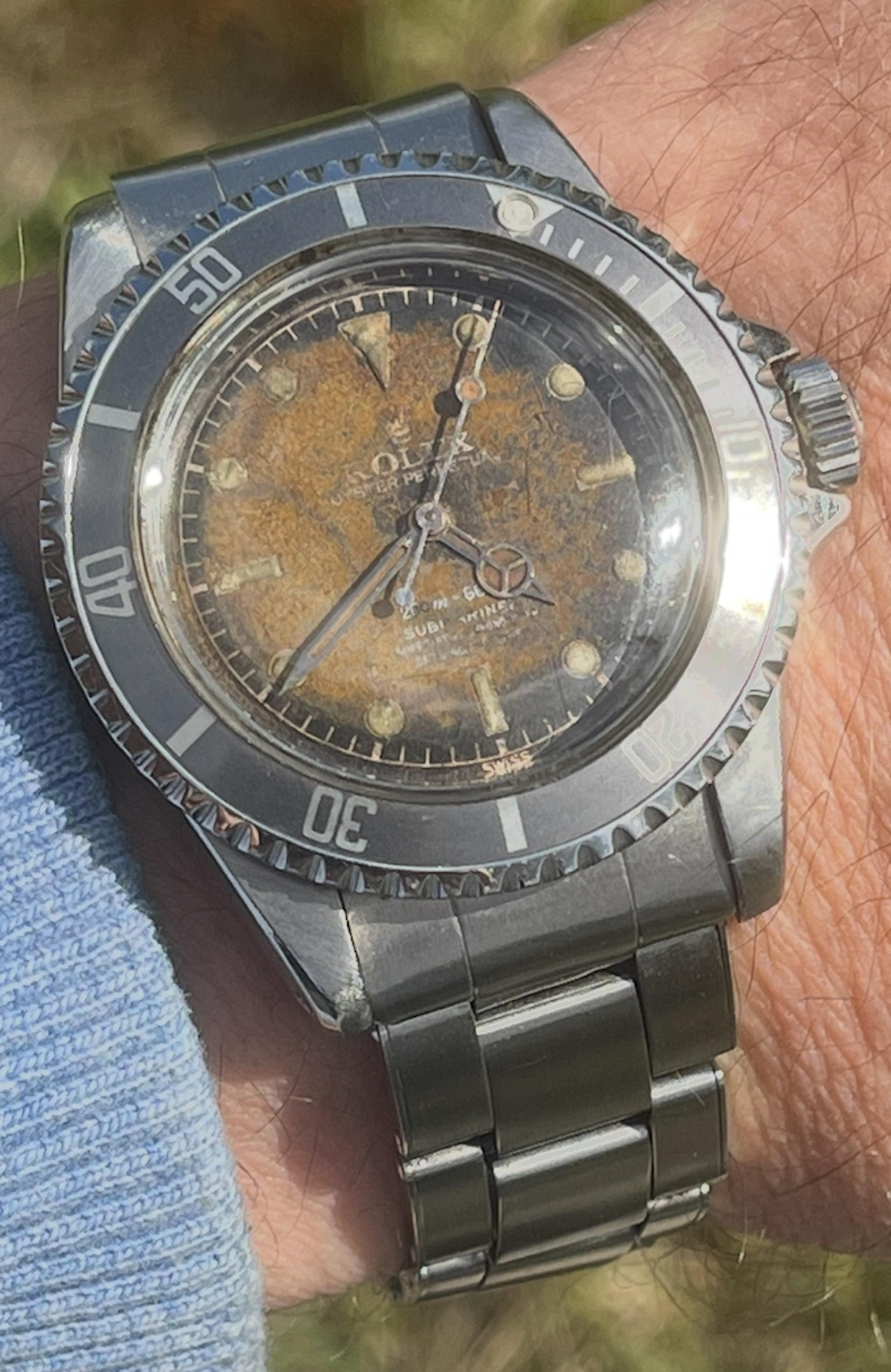 rare 1961 ultra tropical 5512 rolex submariner (Mitte des 20. Jahrhunderts) im Angebot