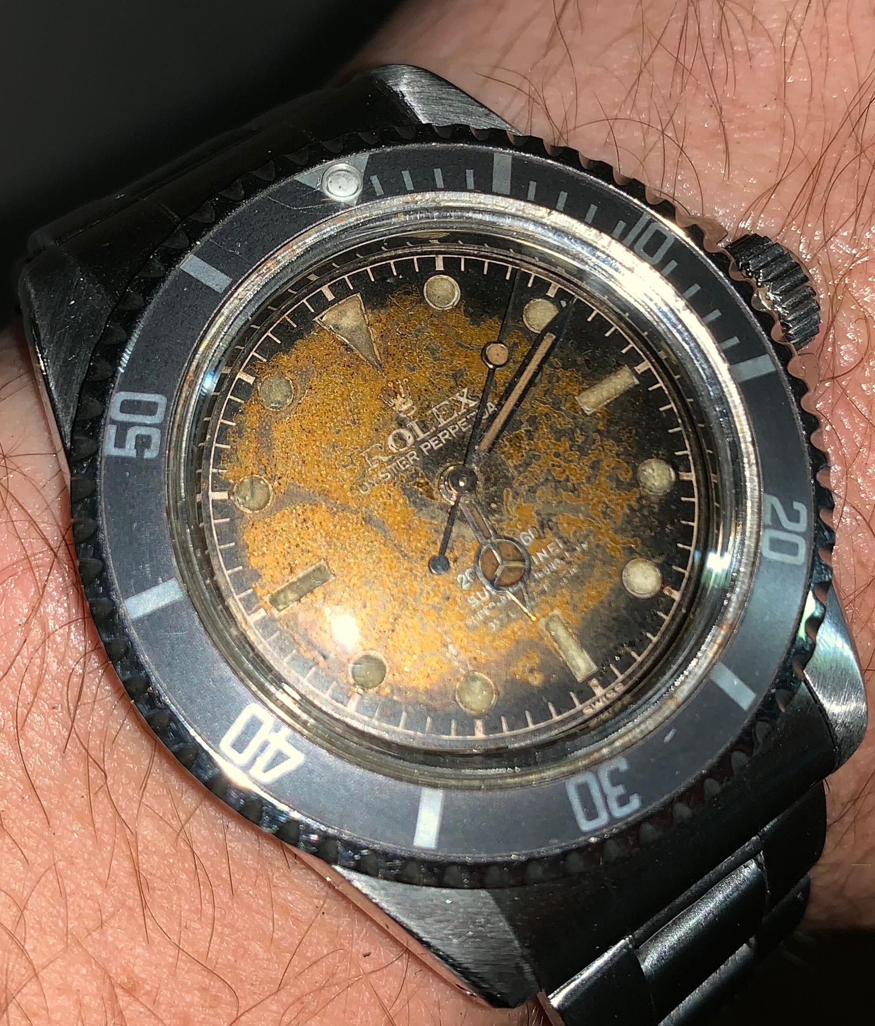 rare 1961 ultra tropical 5512 rolex submariner im Angebot 2