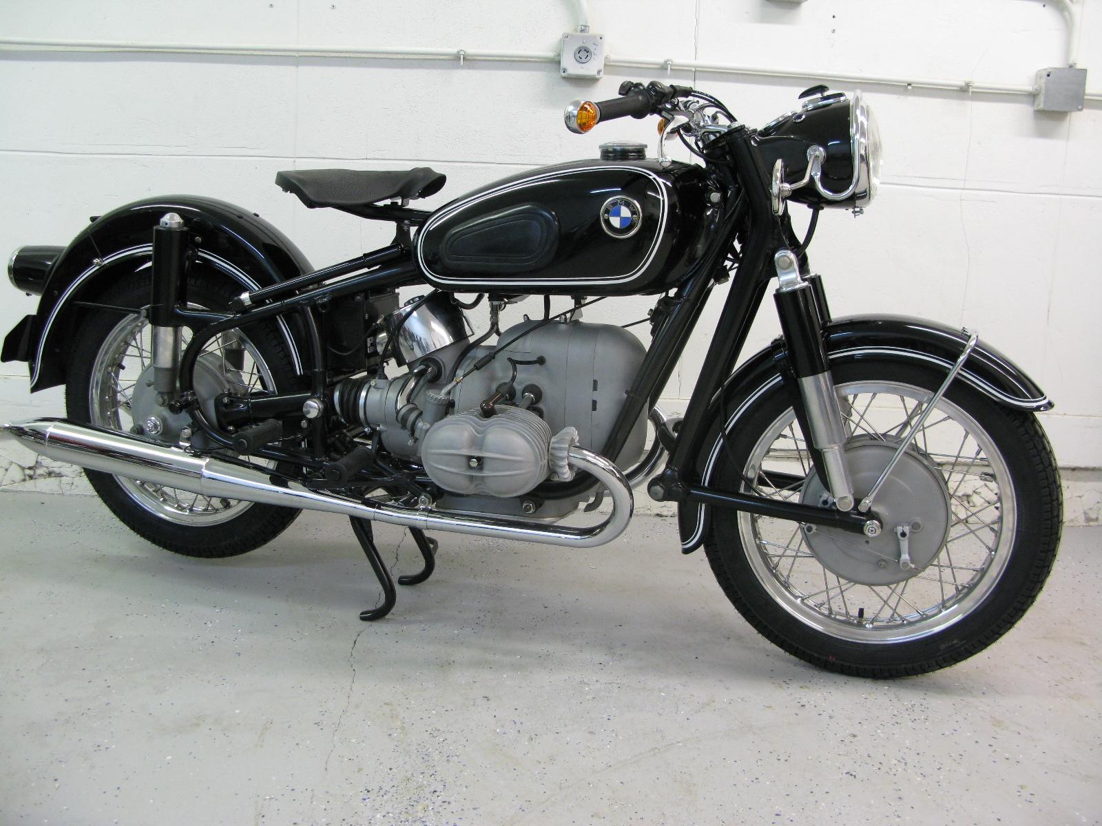 Mid-Century Modern Rare 1962 BMW R50S, Built for Racing, Fully Restored, VIN 564548