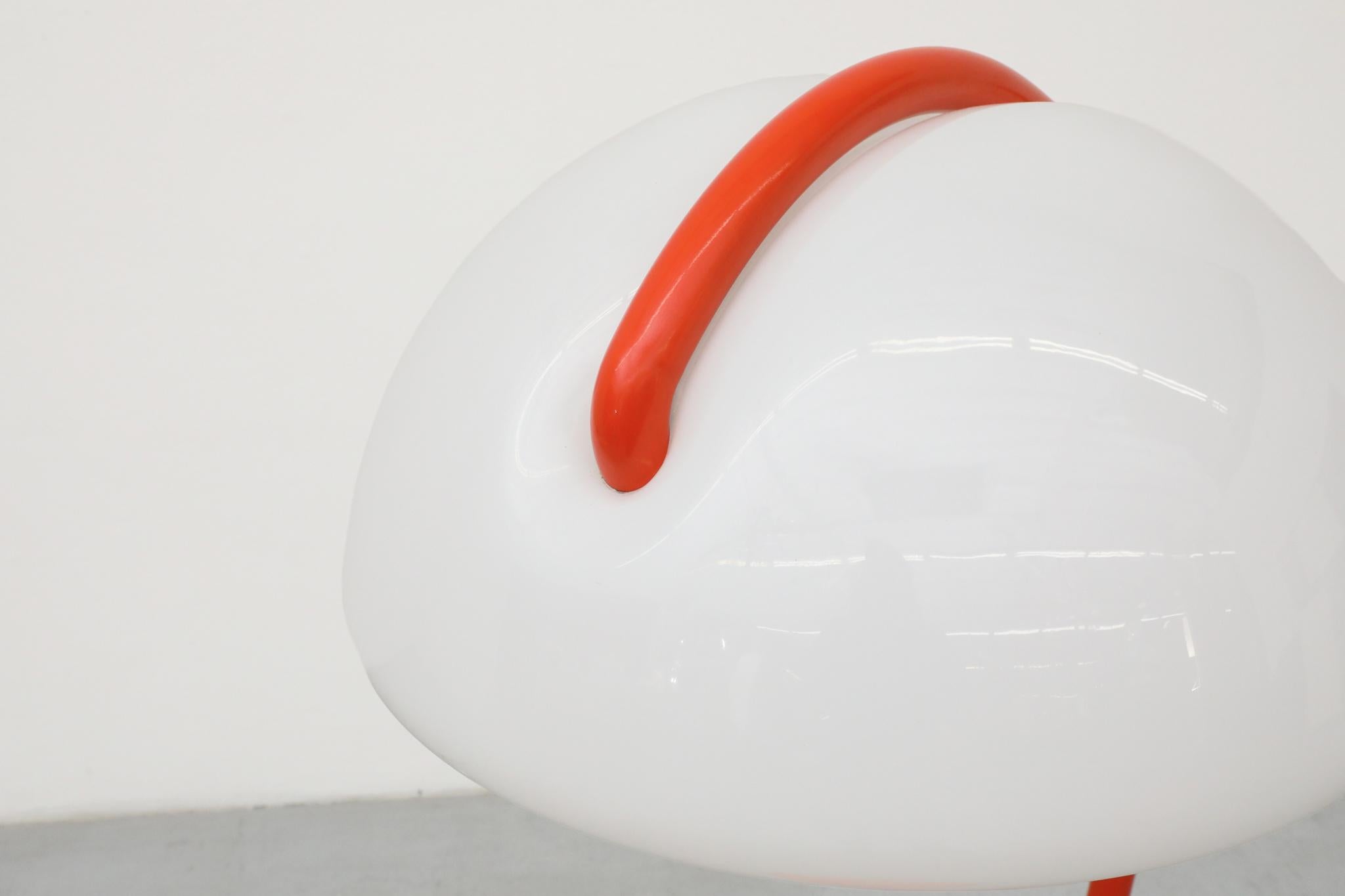 Rara lámpara de pie Serpente naranja de 1965 de Elio Martinelli para Martinelli Luce en venta 10