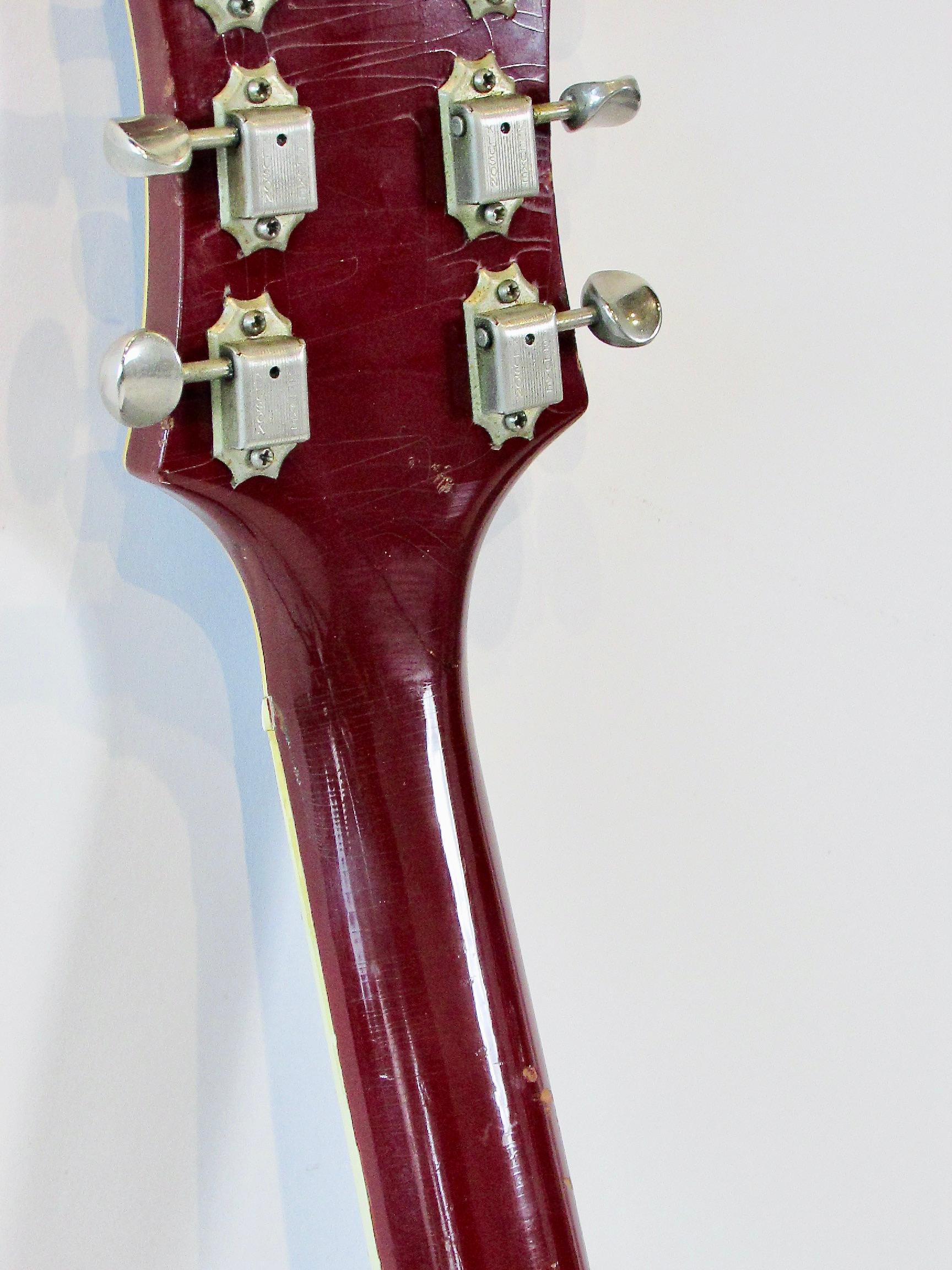 American Rare 1966 C.F. Martin GT 75 semi hollow body burgundy  electric guitar