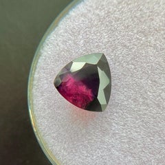 Rare 1.96ct Natural Winza Sapphire Blue Purple Untreated Trillion Cut 7.8x7.6mm