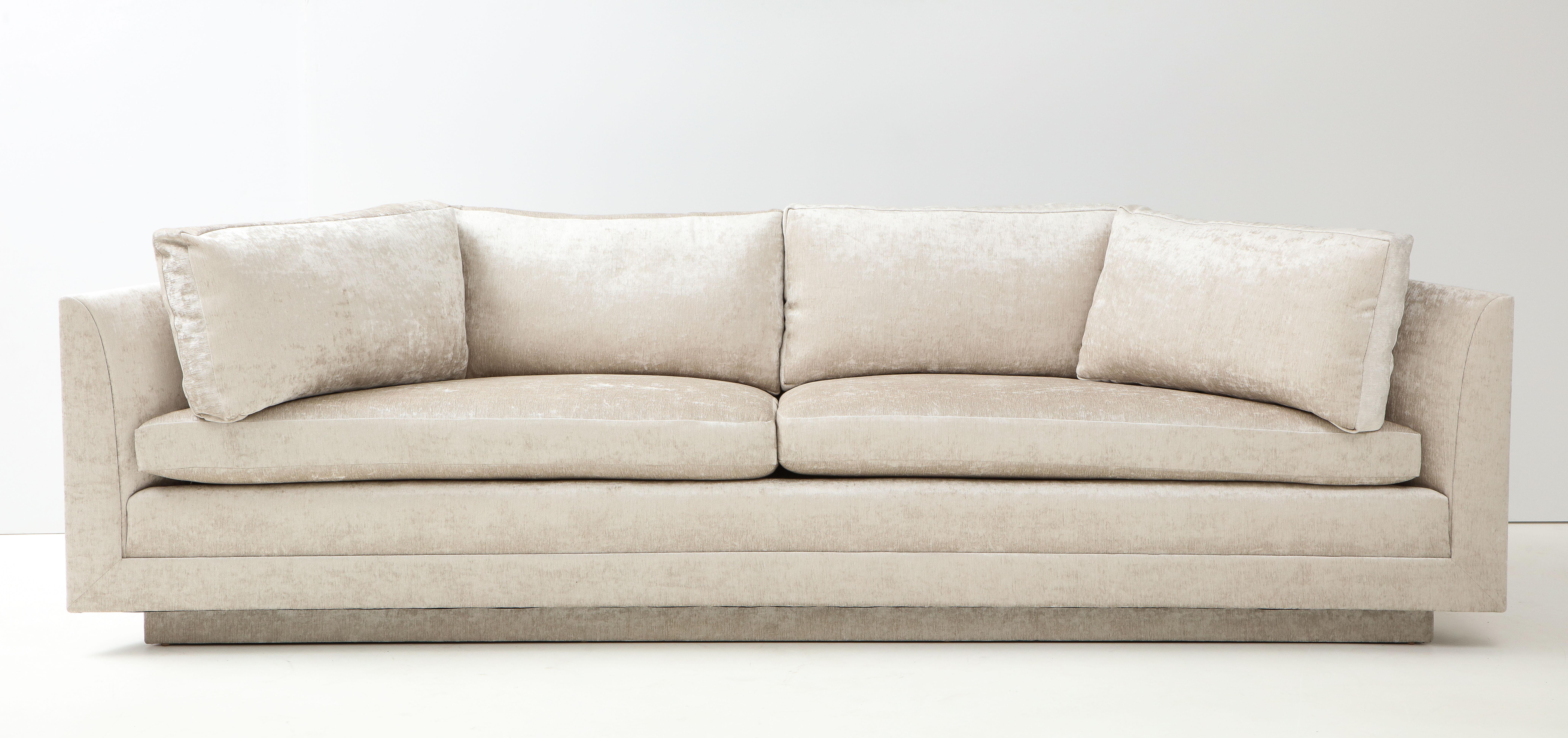 Mid-Century Modern Rare 1970's Custom Designed John Dickinson Sofa