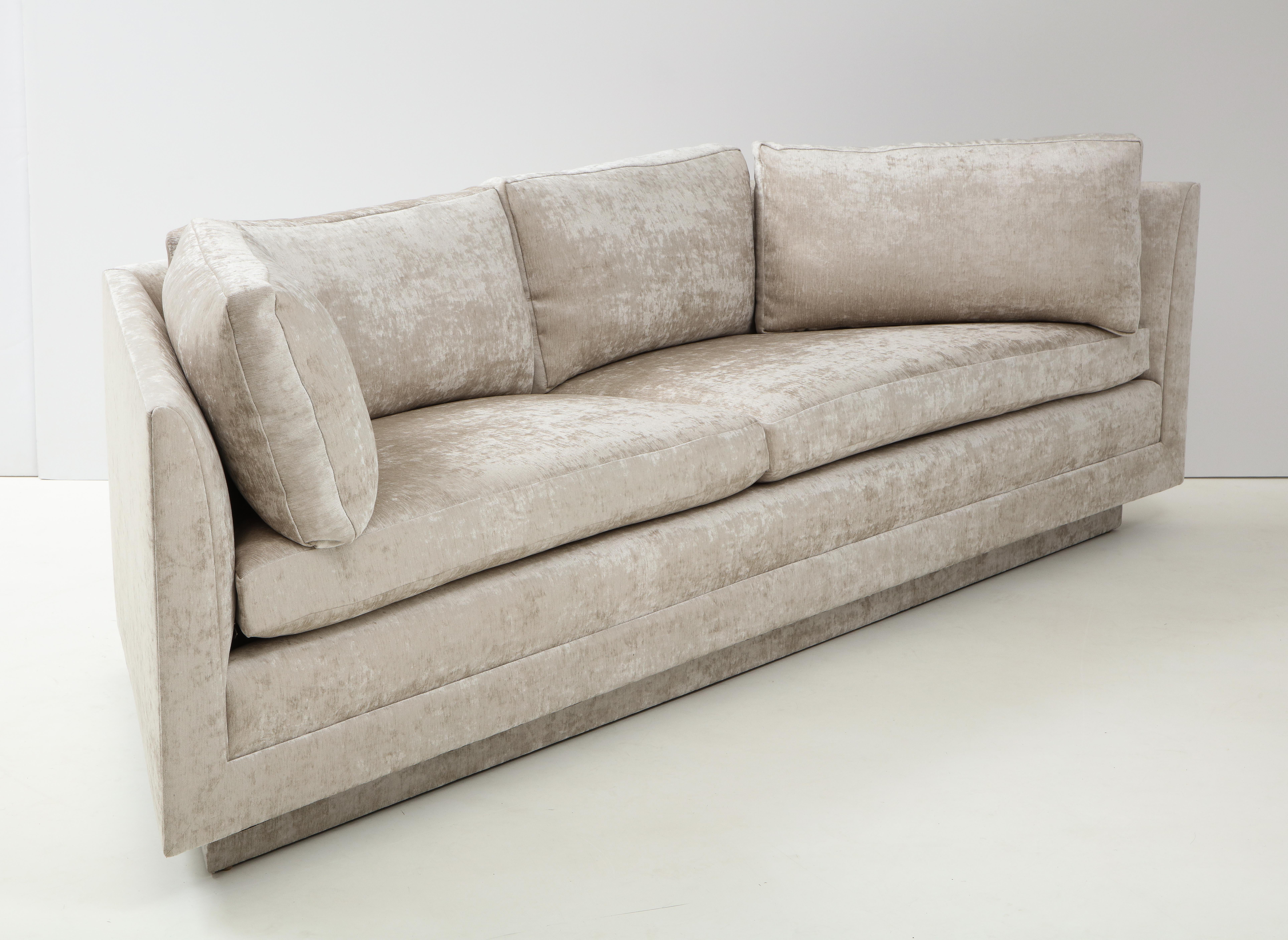 American Rare 1970's Custom Designed John Dickinson Sofa