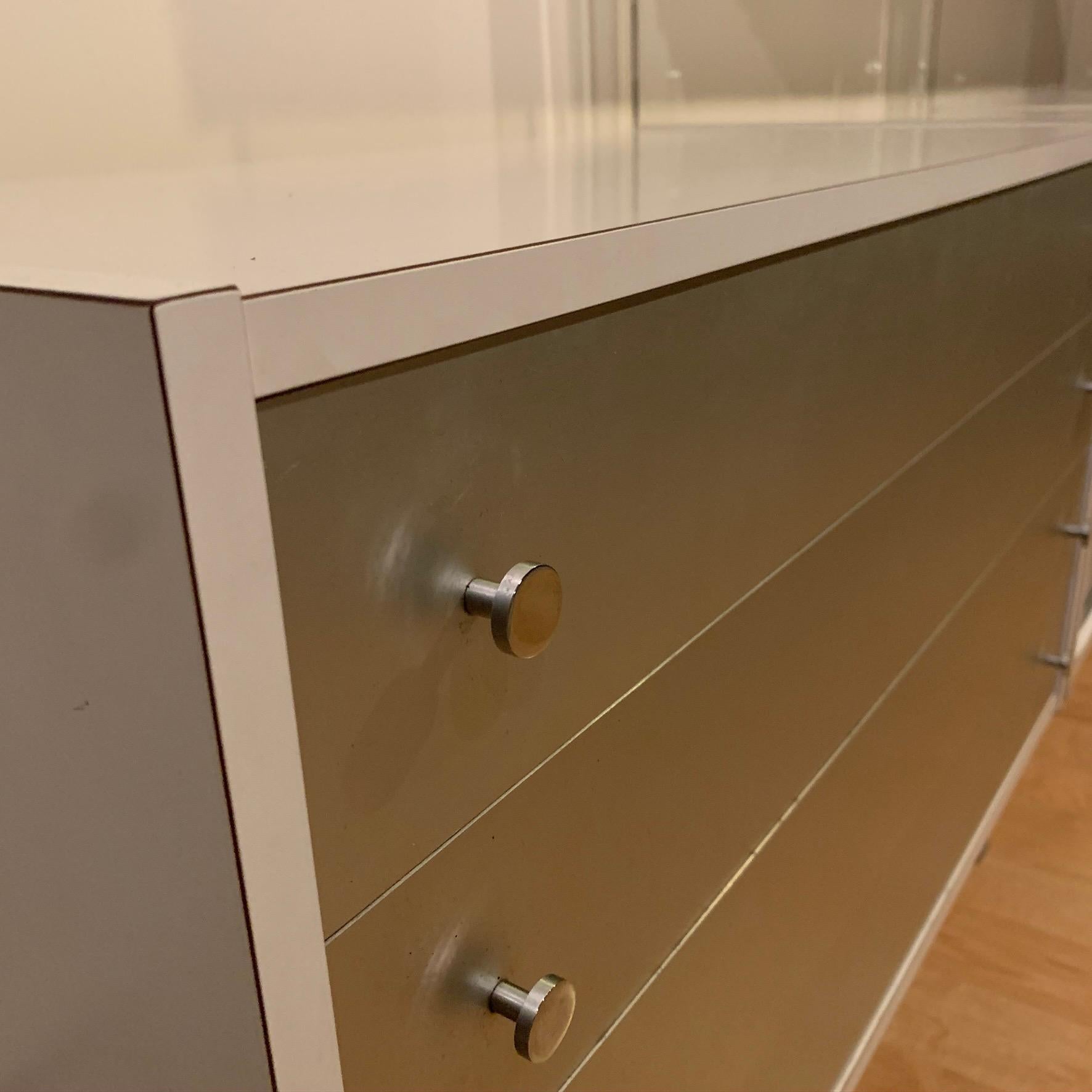 Rare 1970s Futuristic Poul Norreklit for Georg Petersens Danish Wall Unit 5