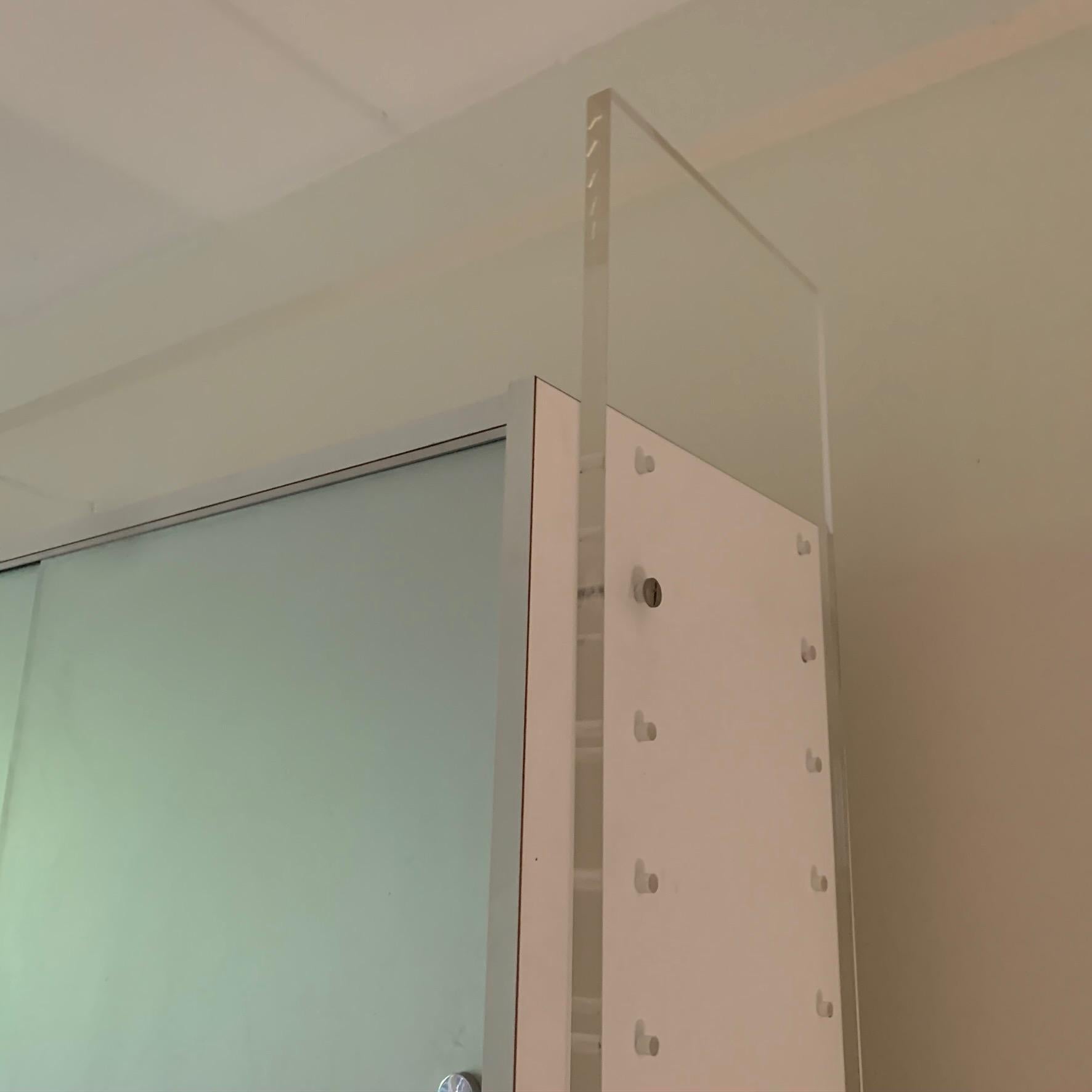 Aluminum Rare 1970s Futuristic Poul Norreklit for Georg Petersens Danish Wall Unit