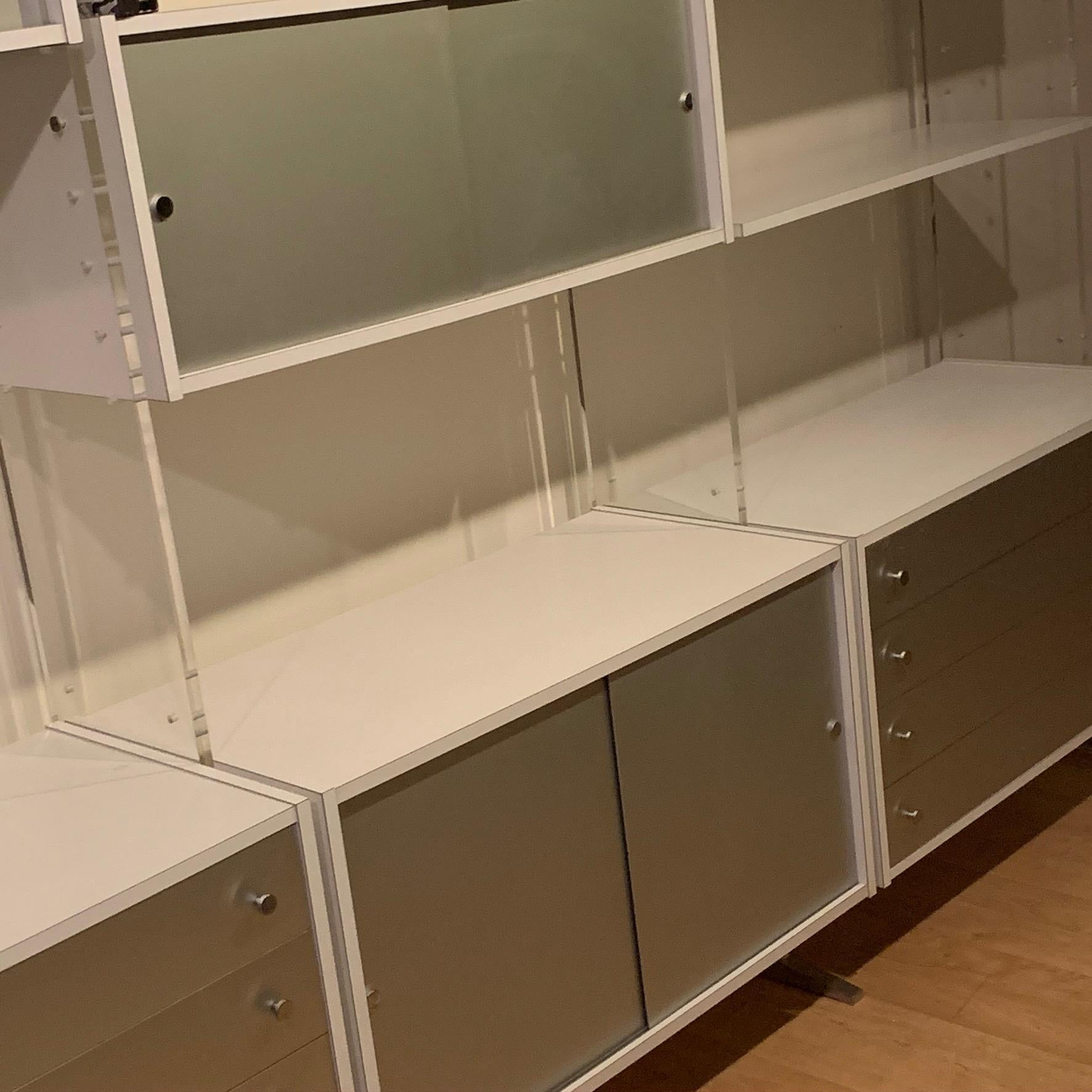 Rare 1970s Futuristic Poul Norreklit for Georg Petersens Danish Wall Unit 3