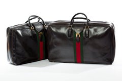Rare 1970s Gucci Leather Luggage Set