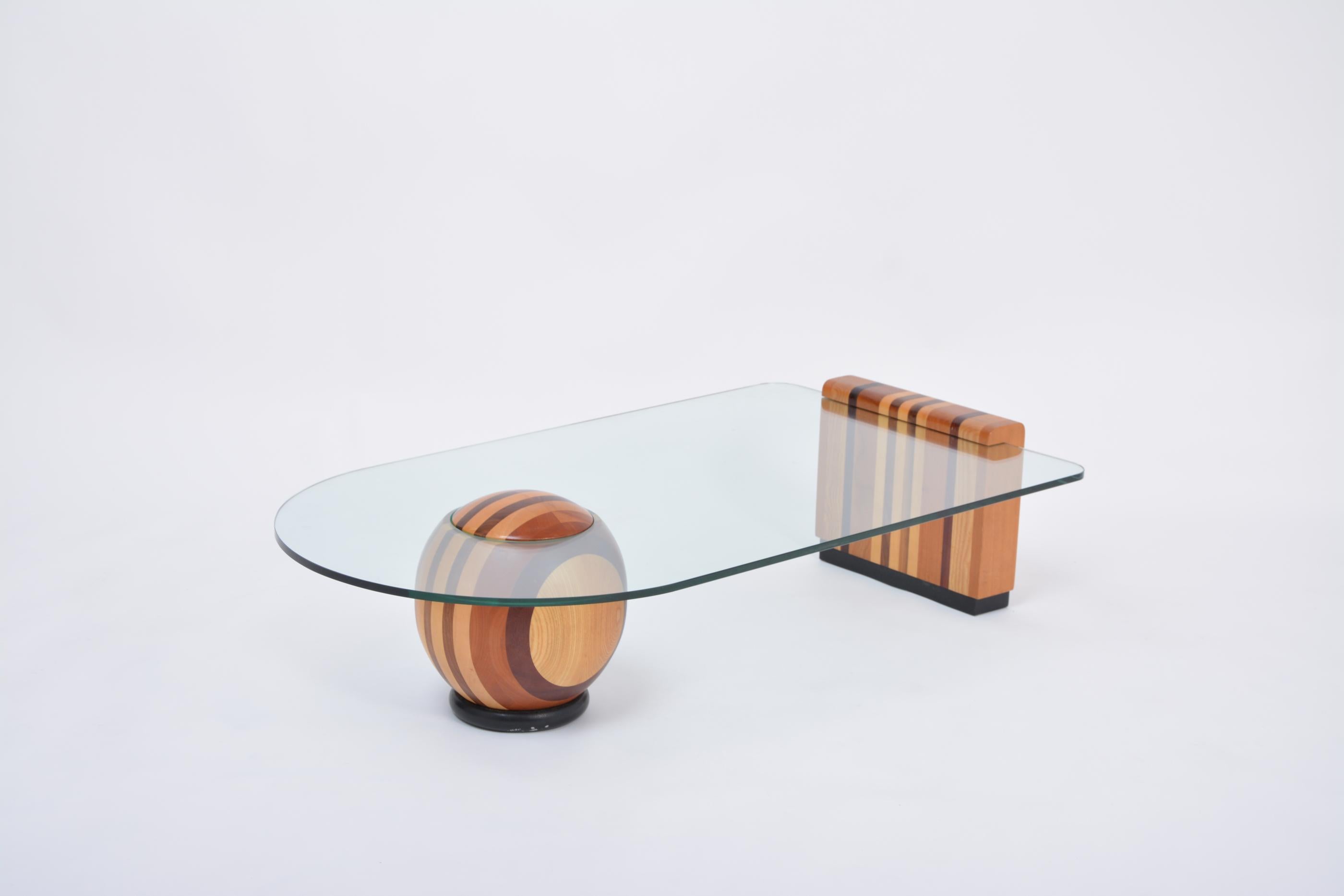 Fin du 20e siècle Rare table basse italienne des années 1970 par Massimo et Lella Vignelli pour Casigliani en vente