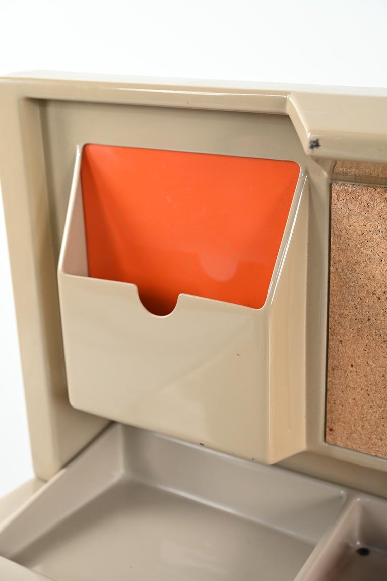 Rare 1970's Zalszupin L'atelier SpaceAge Plastic Desk For Sale