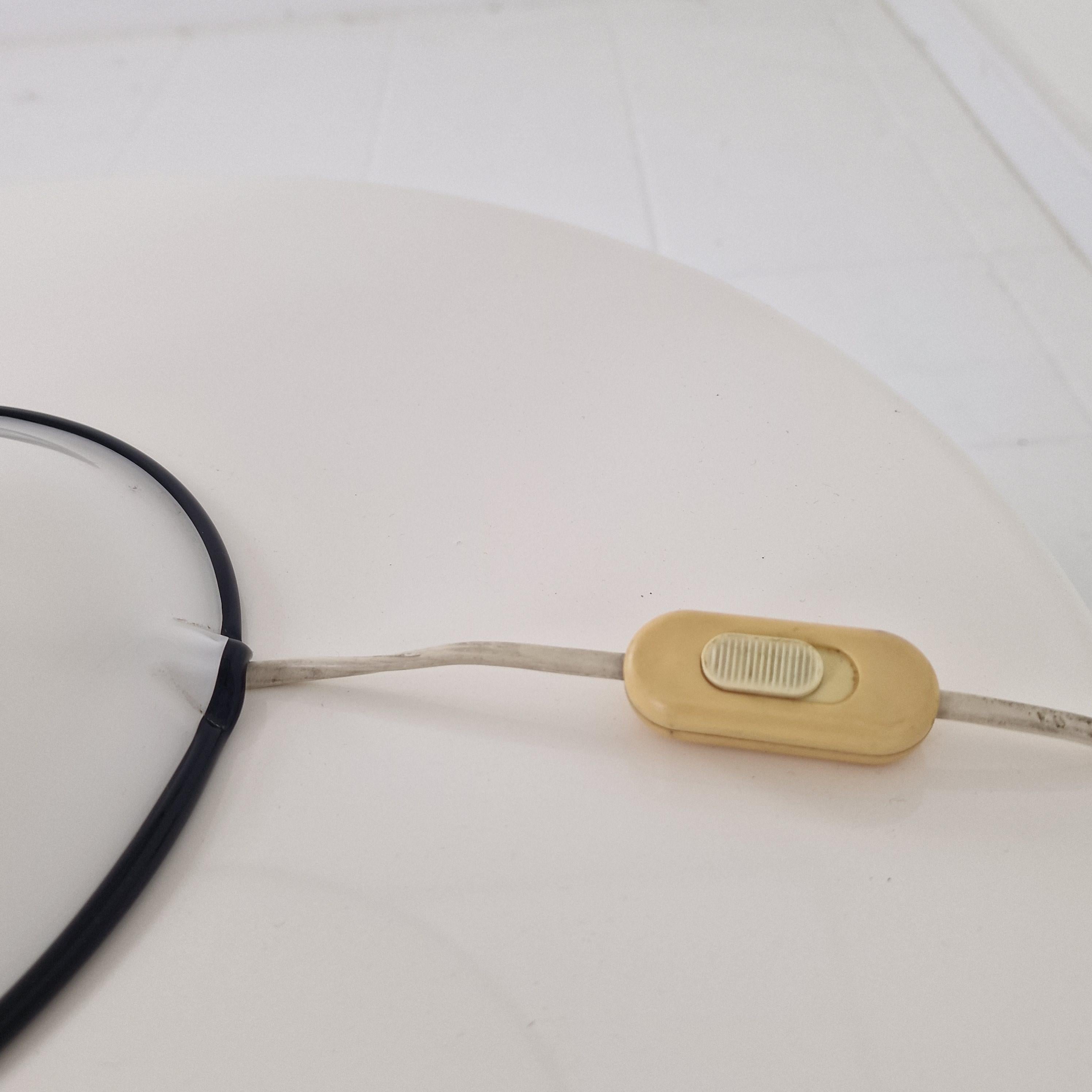 Rara lámpara seta de Murano de los años 70 - Vidrio soplado a mano con luz blanca difusa en venta 5
