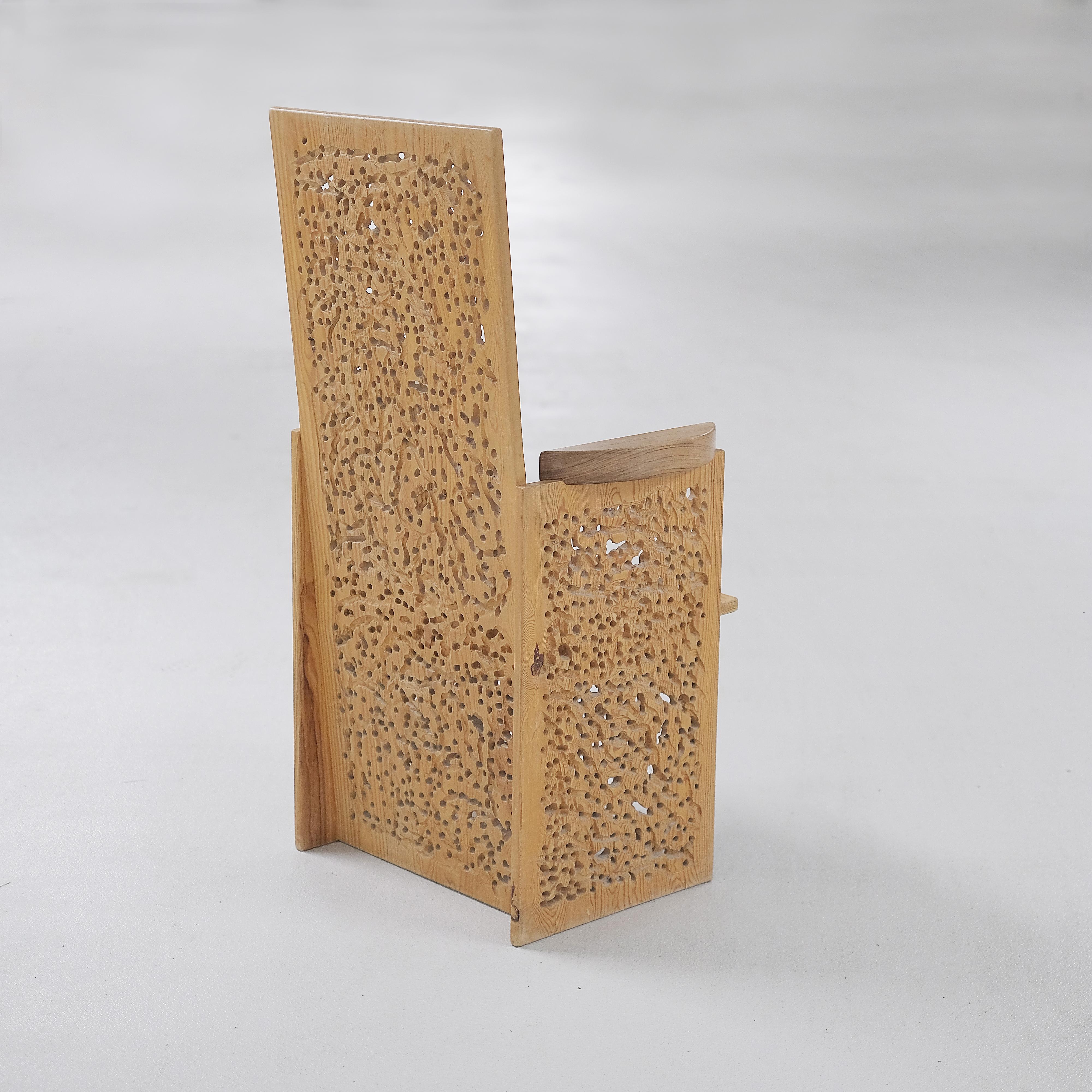 Rare 1970s Urano Palma sculptural throne chair For Sale 4