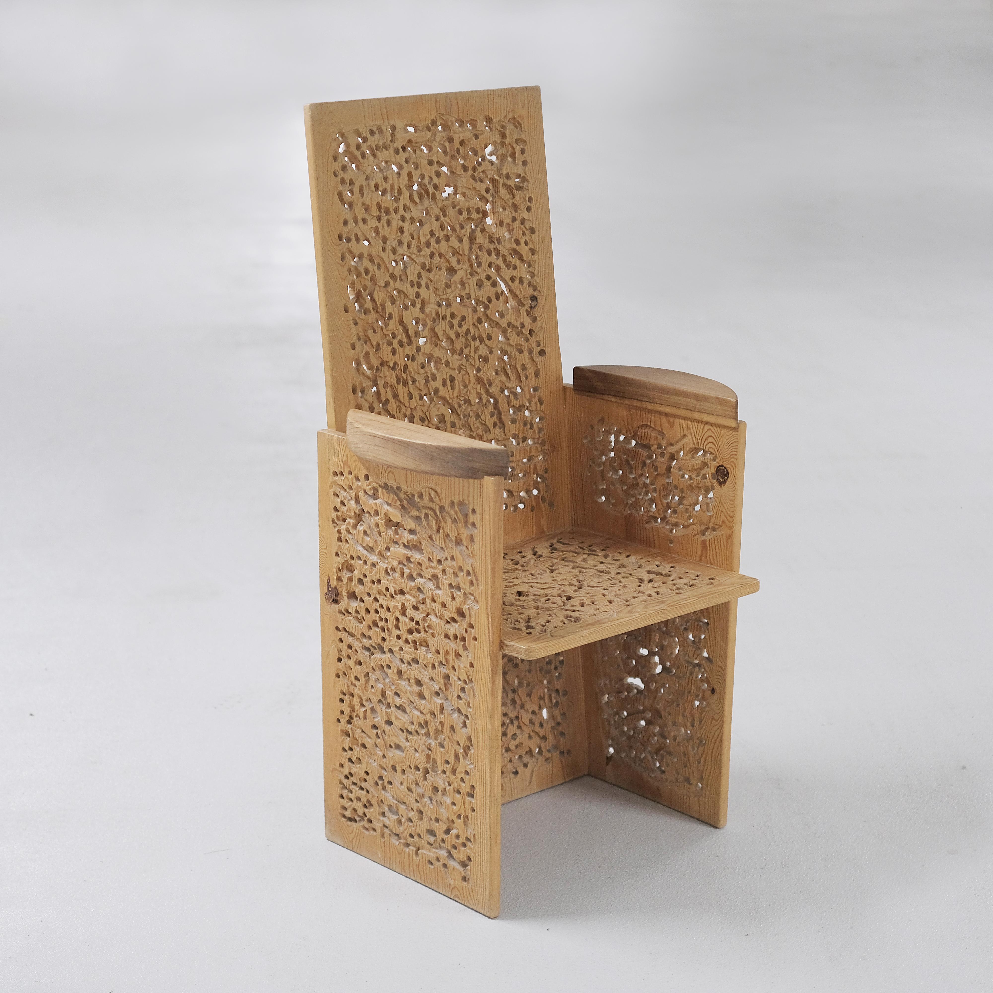 Rare 1970s Urano Palma sculptural throne chair For Sale 5