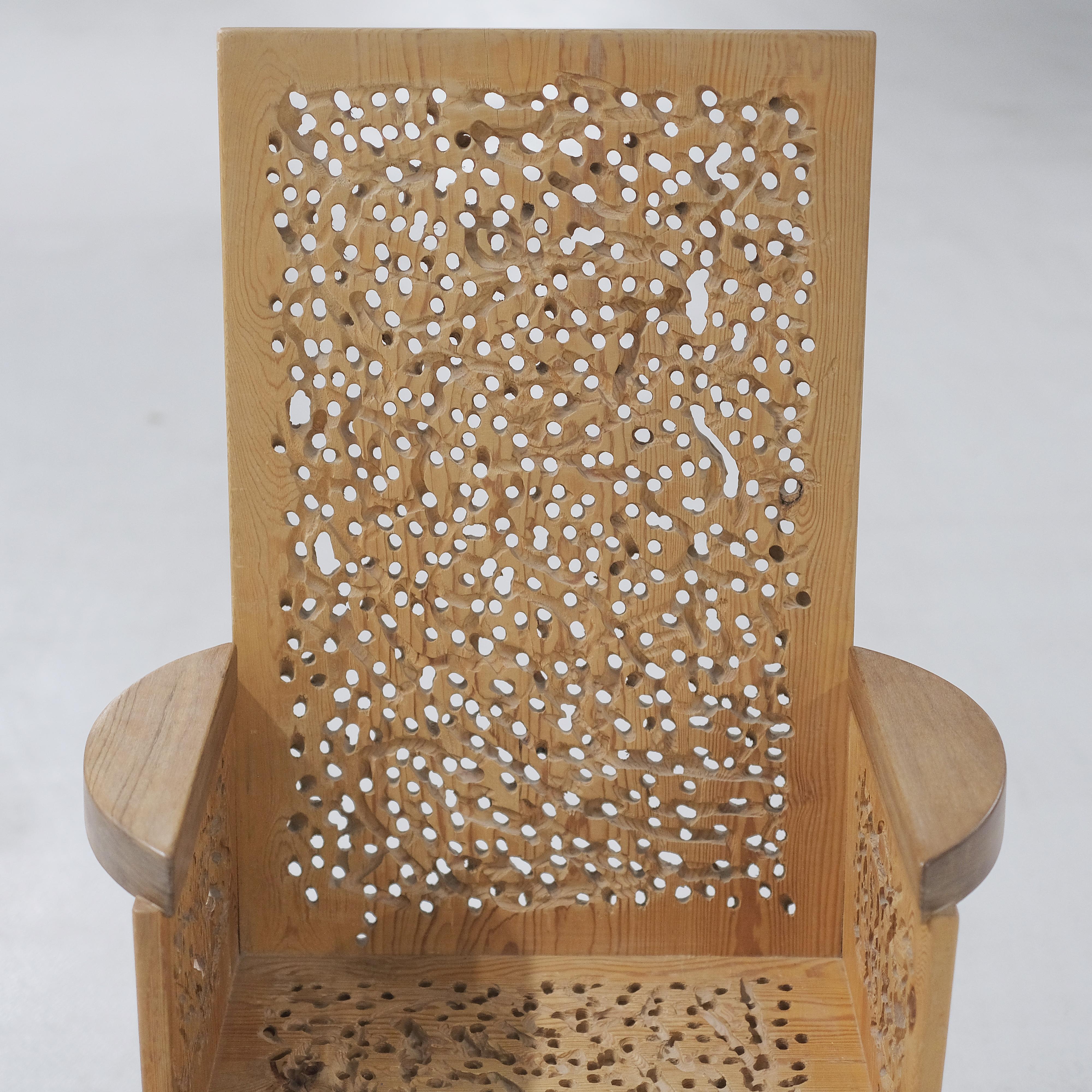 Rare 1970s Urano Palma sculptural throne chair For Sale 7