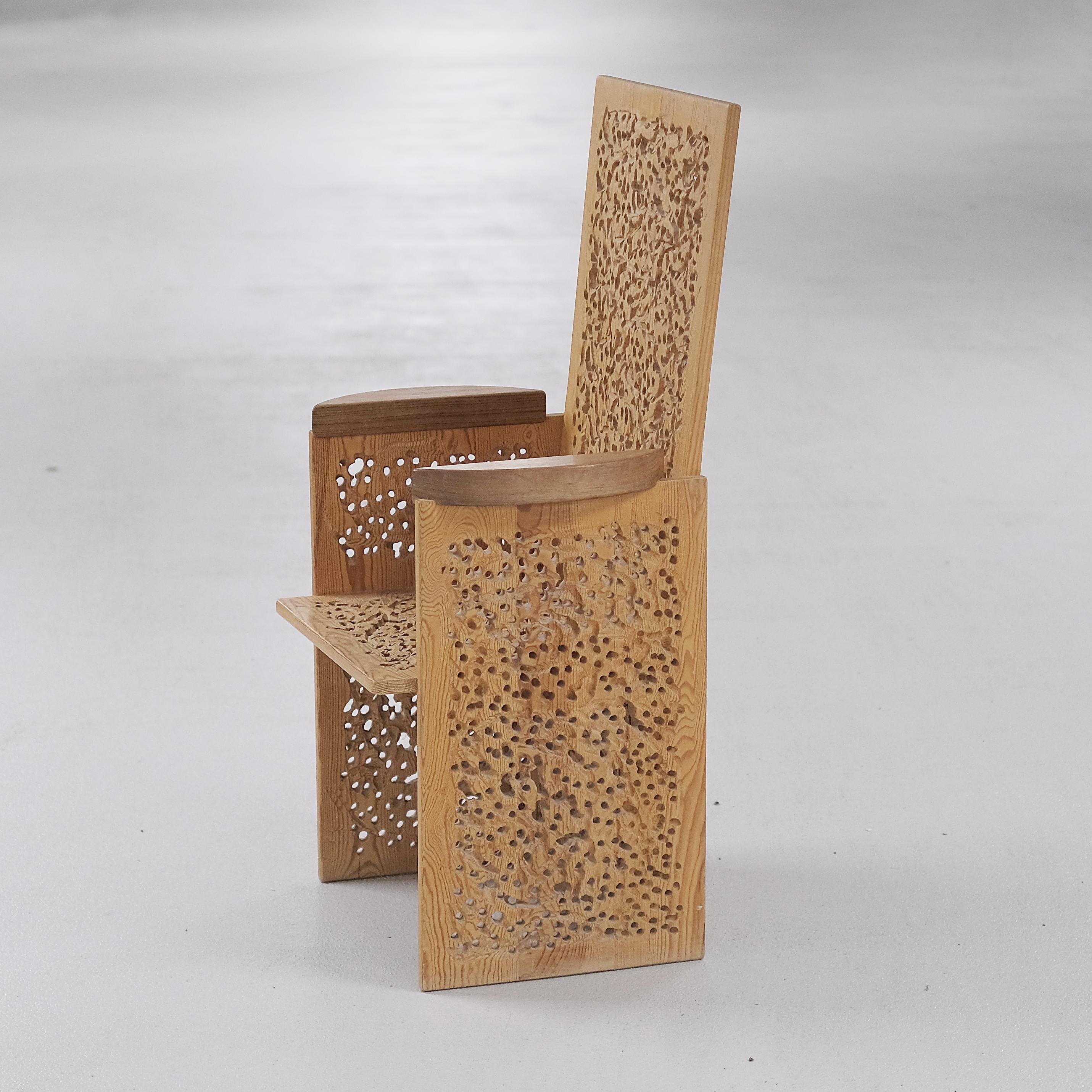 Late 20th Century Rare 1970s Urano Palma sculptural throne chair For Sale