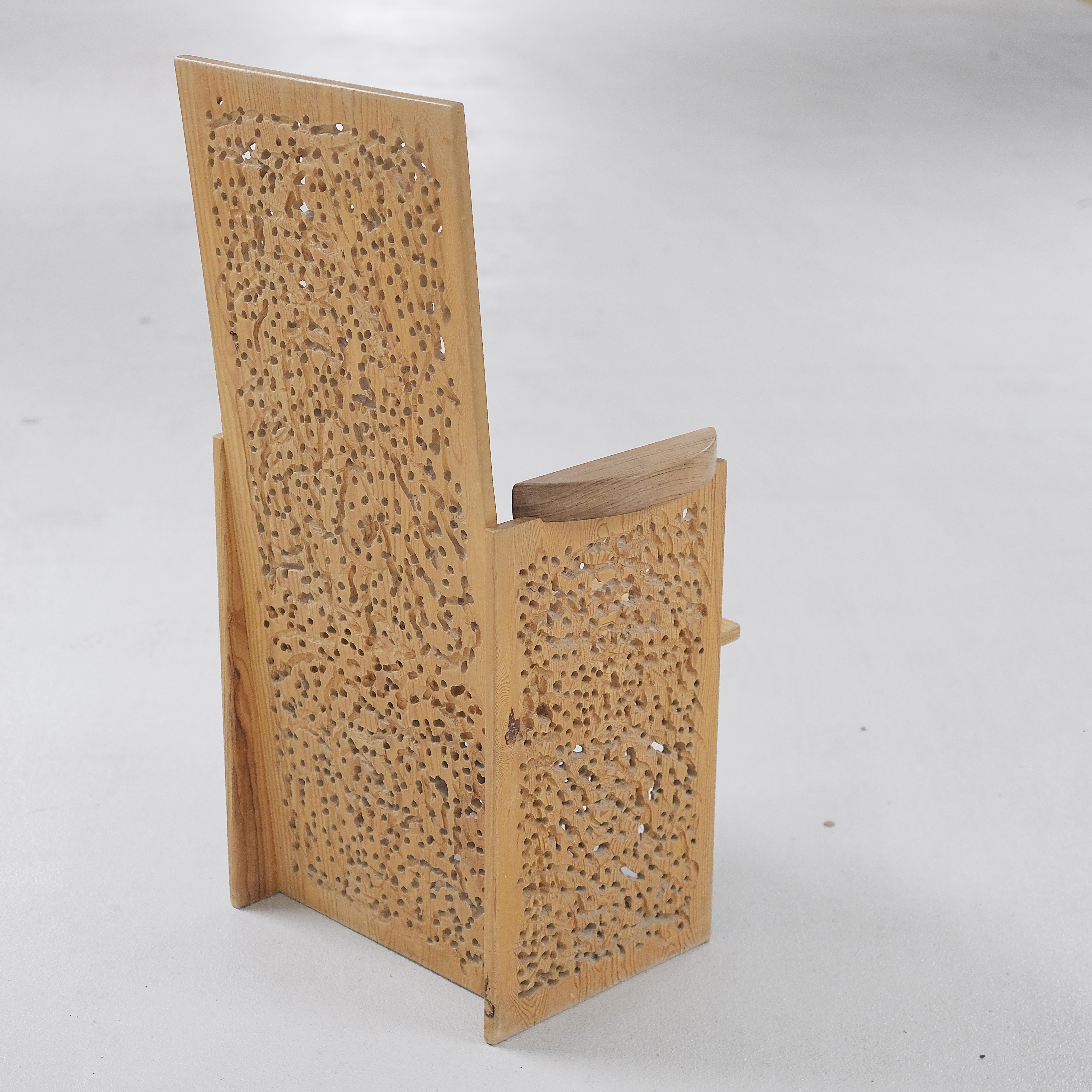 Rare 1970s Urano Palma sculptural throne chair For Sale 3