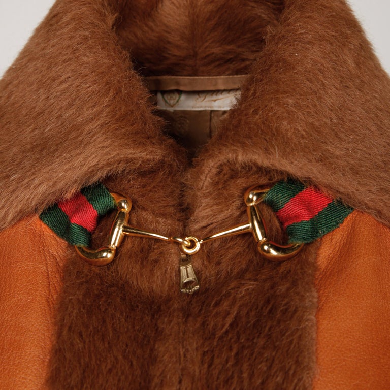 Rare 1970s Vintage Gucci Leather Mohair Jacket At 1stDibs Vintage rare-1970s-vintage-gucci-leather-mohair-jacket-at-1stdibs-vintage