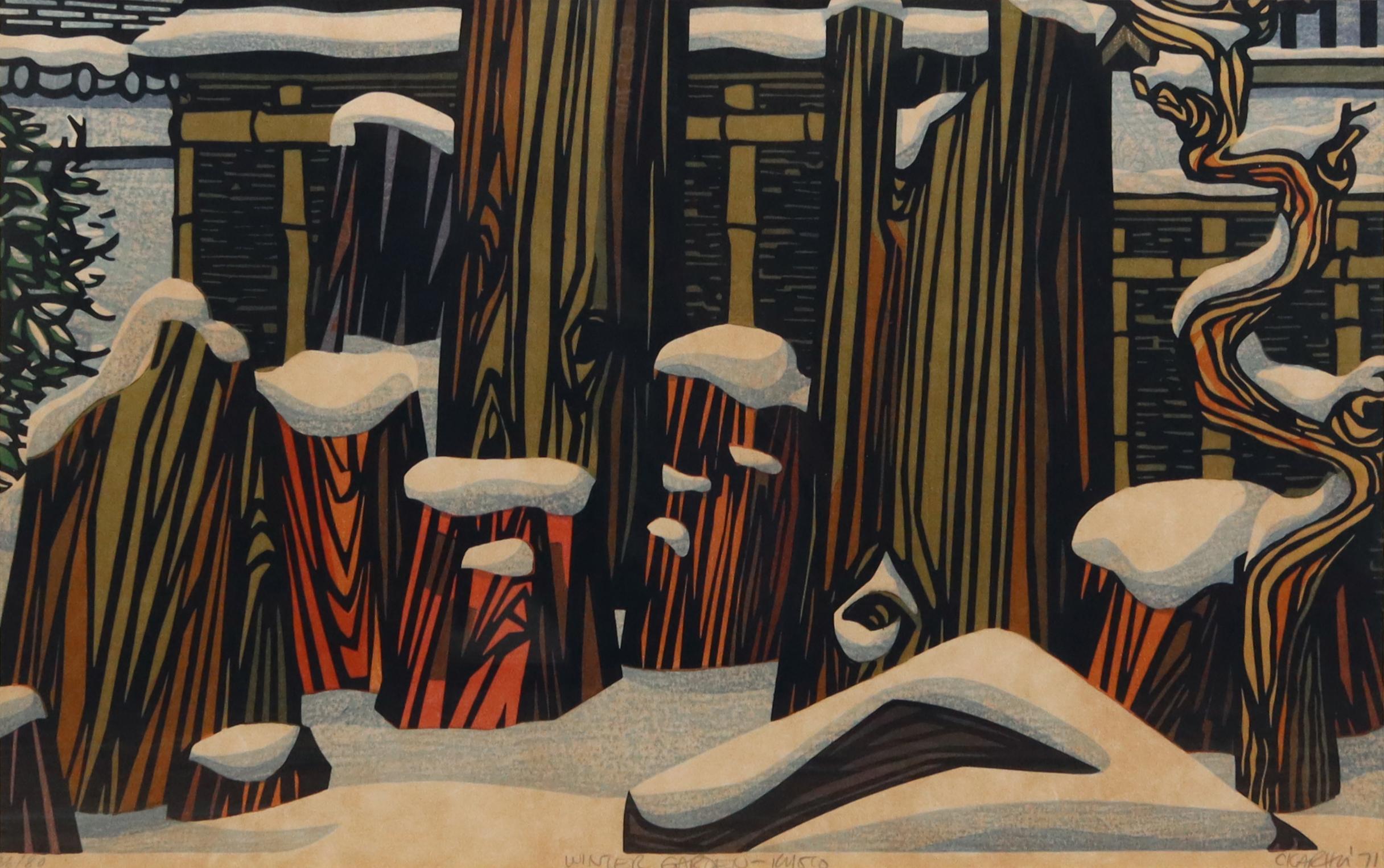 Der finnisch-amerikanische Künstler Clifton Karhu (1927-2007), der in Japan lebte und starb, widmete sich der Kunst des Holzschnitts und gilt heute als einer der bedeutendsten Meister dieses Mediums. Er lebte über 50 Jahre lang in Japan und ließ