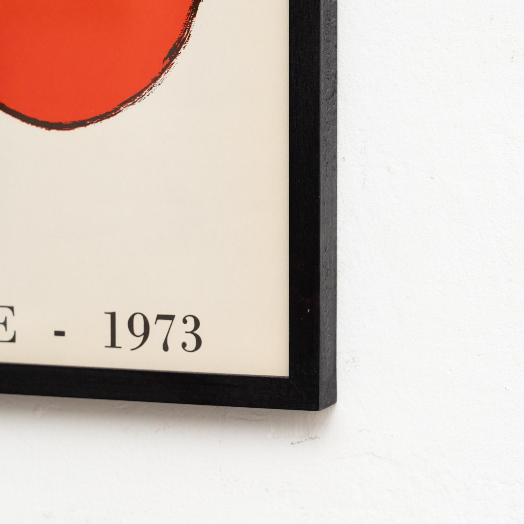 Rare 1973 Alexander Calder Exhibition Poster – Sala Gaspar, Barcelona For Sale 7