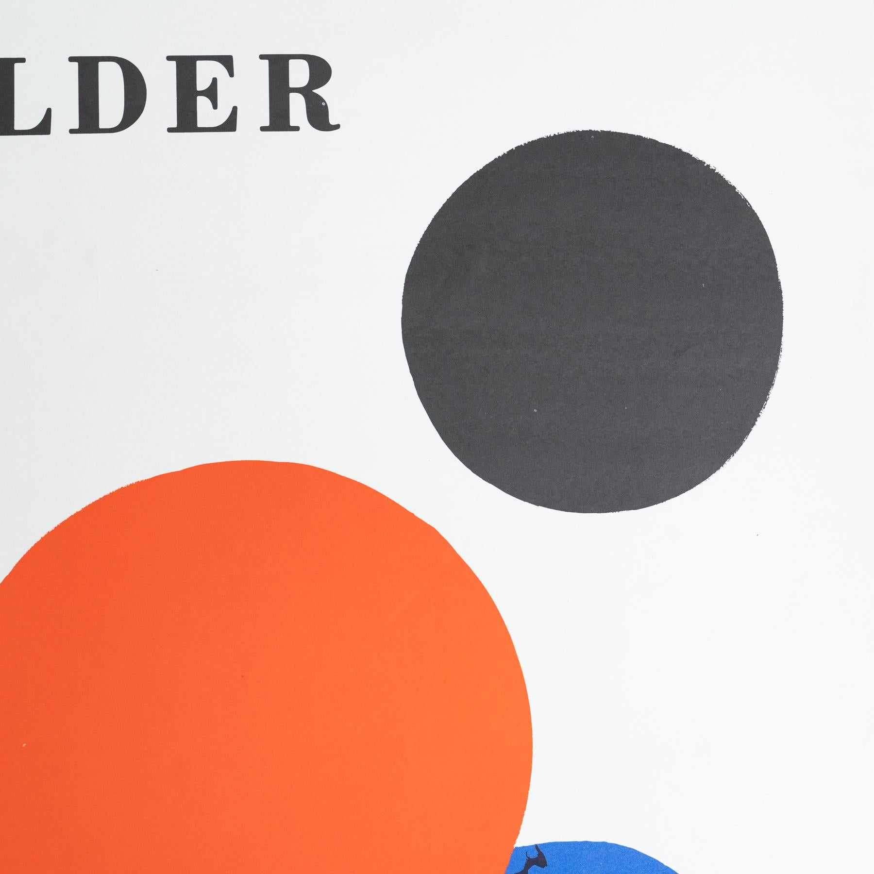 Raro poster della mostra di Alexander Calder del 1973 - Sala Gaspar, Barcellona In condizioni buone in vendita a Barcelona, Barcelona
