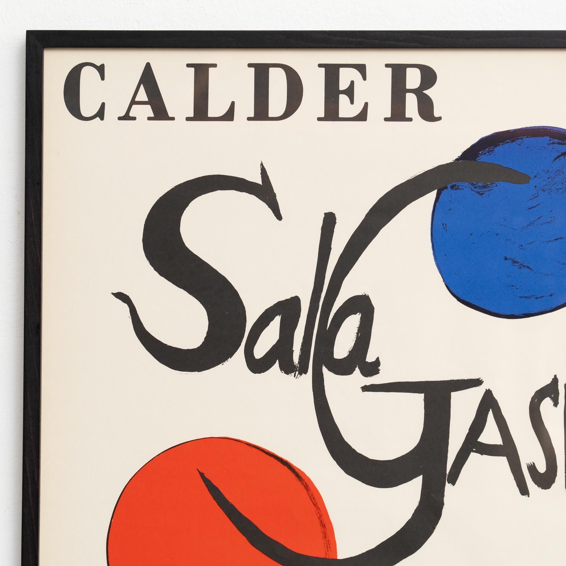 Rare 1973 Alexander Calder Exhibition Poster – Sala Gaspar, Barcelona For Sale 1