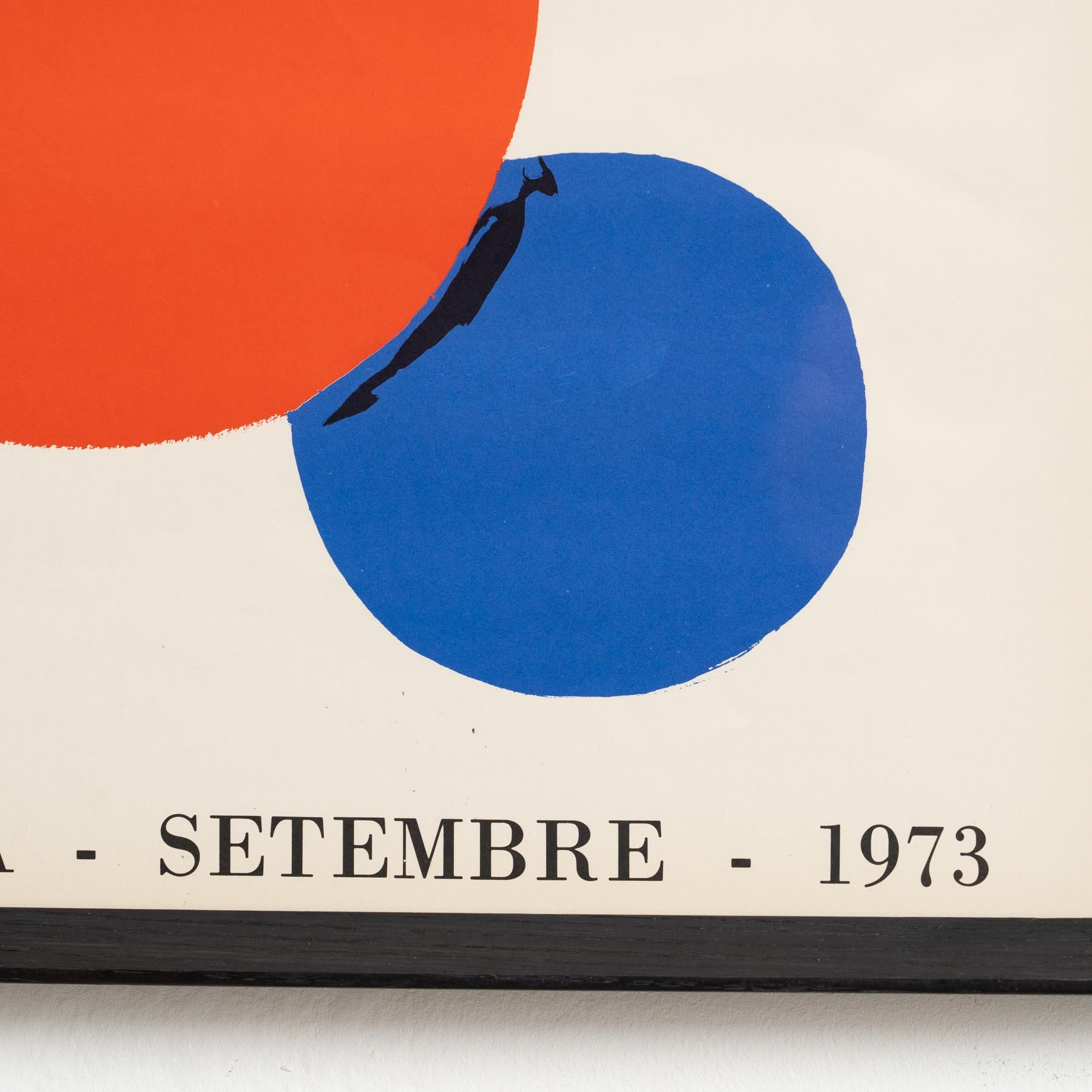 Rare 1973 Alexander Calder Exhibition Poster – Sala Gaspar, Barcelona For Sale 1