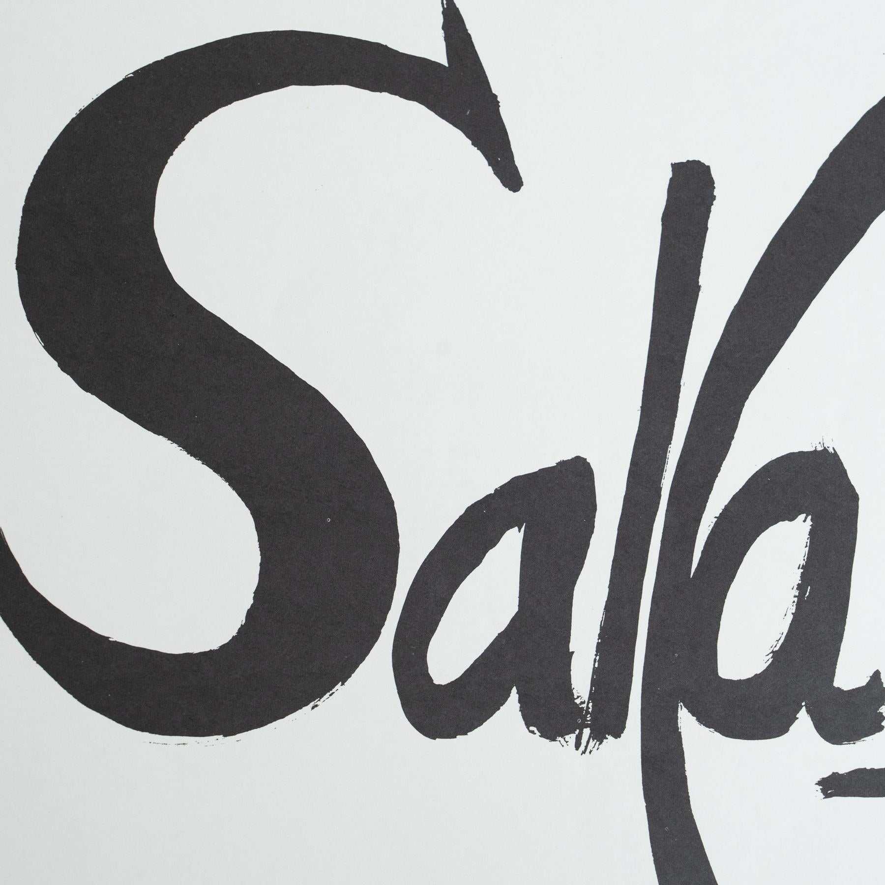 Raro cartel de exposición de Alexander Calder de 1973 - Sala Gaspar, Barcelona en venta 2