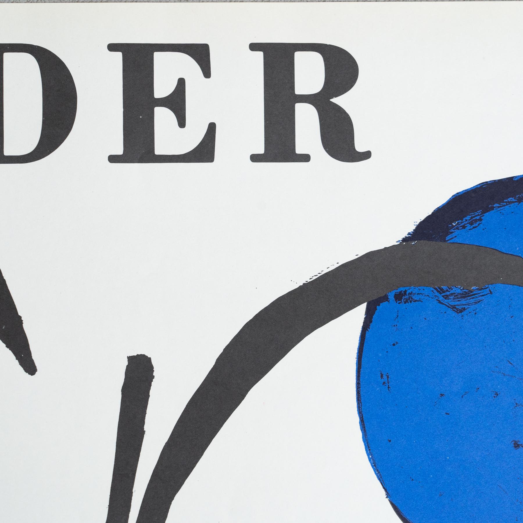 Raro cartel de exposición de Alexander Calder de 1973 - Sala Gaspar, Barcelona en venta 3