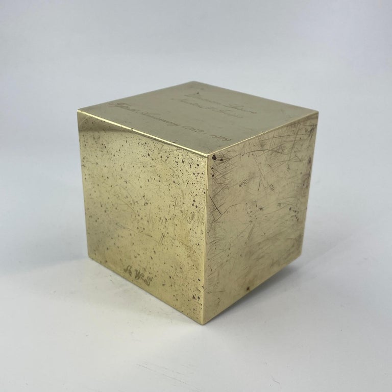 Rare 1979 Donovan Leisure NYC Cia Law Firm 50th Anniversary Brass