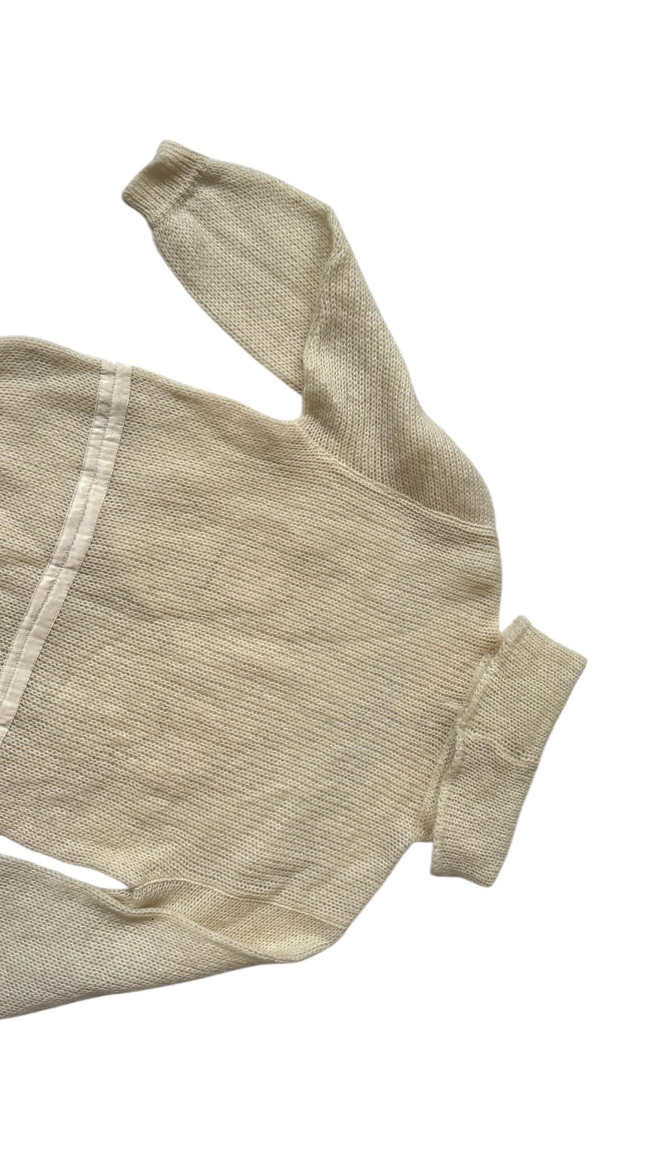 Rare 1980s J.C. de Castelbajac for ICEBERG “Dancing N.Y.” Mohair Wool Sweater in vendita 1