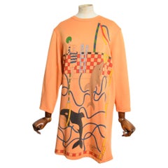 Raro jersey naranja de los años 80 Jean Charles De Castelbajac ICEBERG firmado 2 de 125