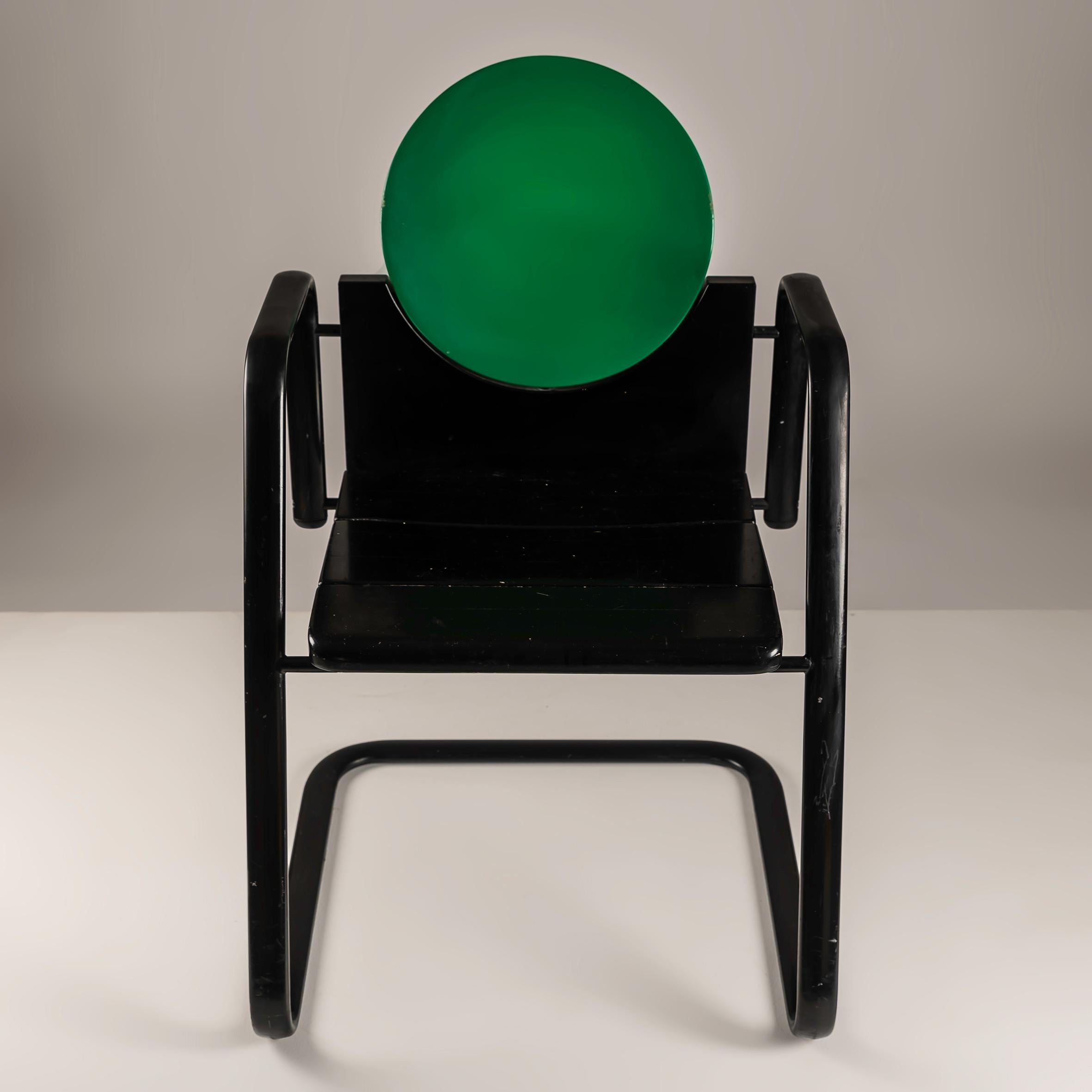 Post-Modern Rare 1980s Martin Stoll G-Pino Pinocchio Armchairs - Set of 2 Iconic Vintage