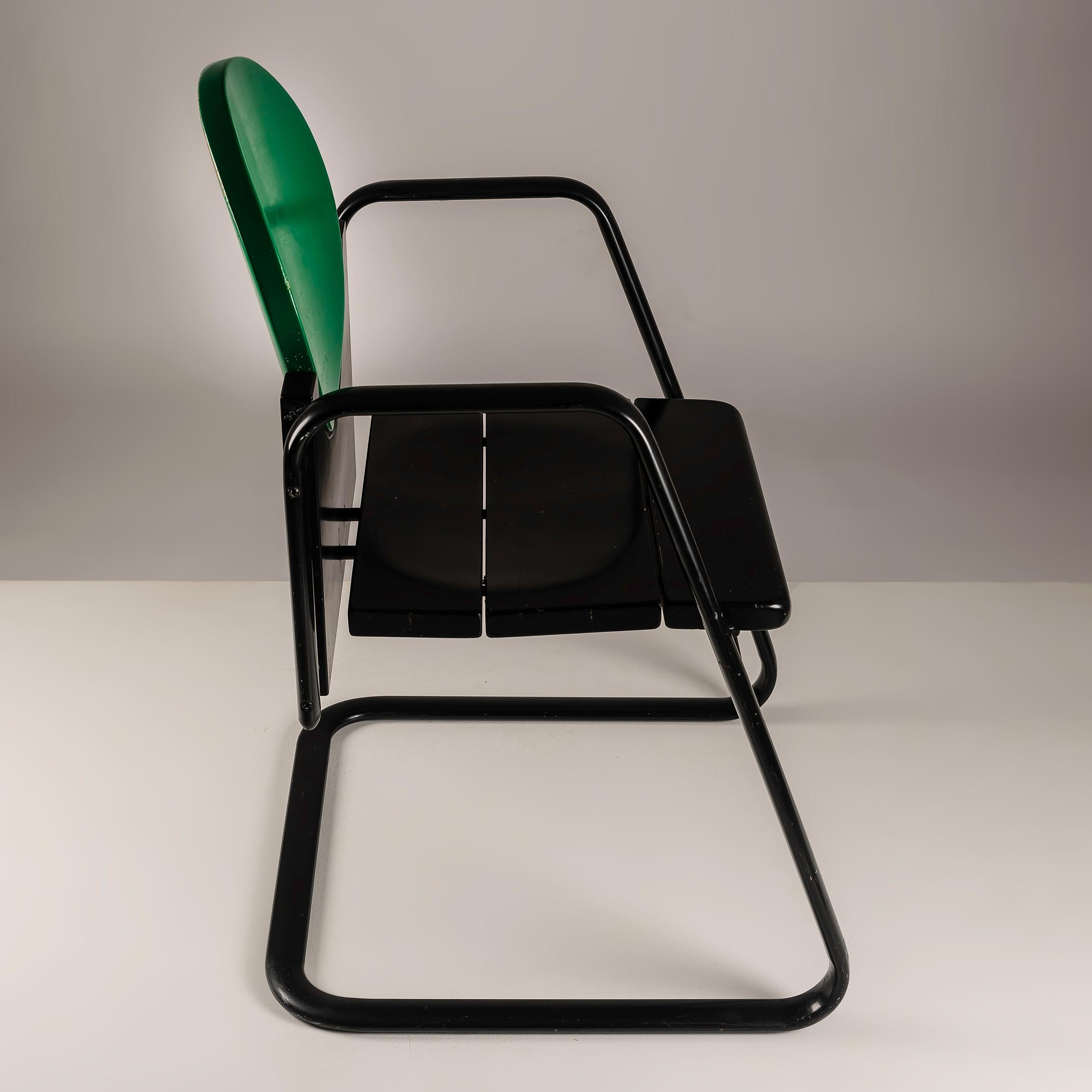 German Rare 1980s Martin Stoll G-Pino Pinocchio Armchairs - Set of 2 Iconic Vintage