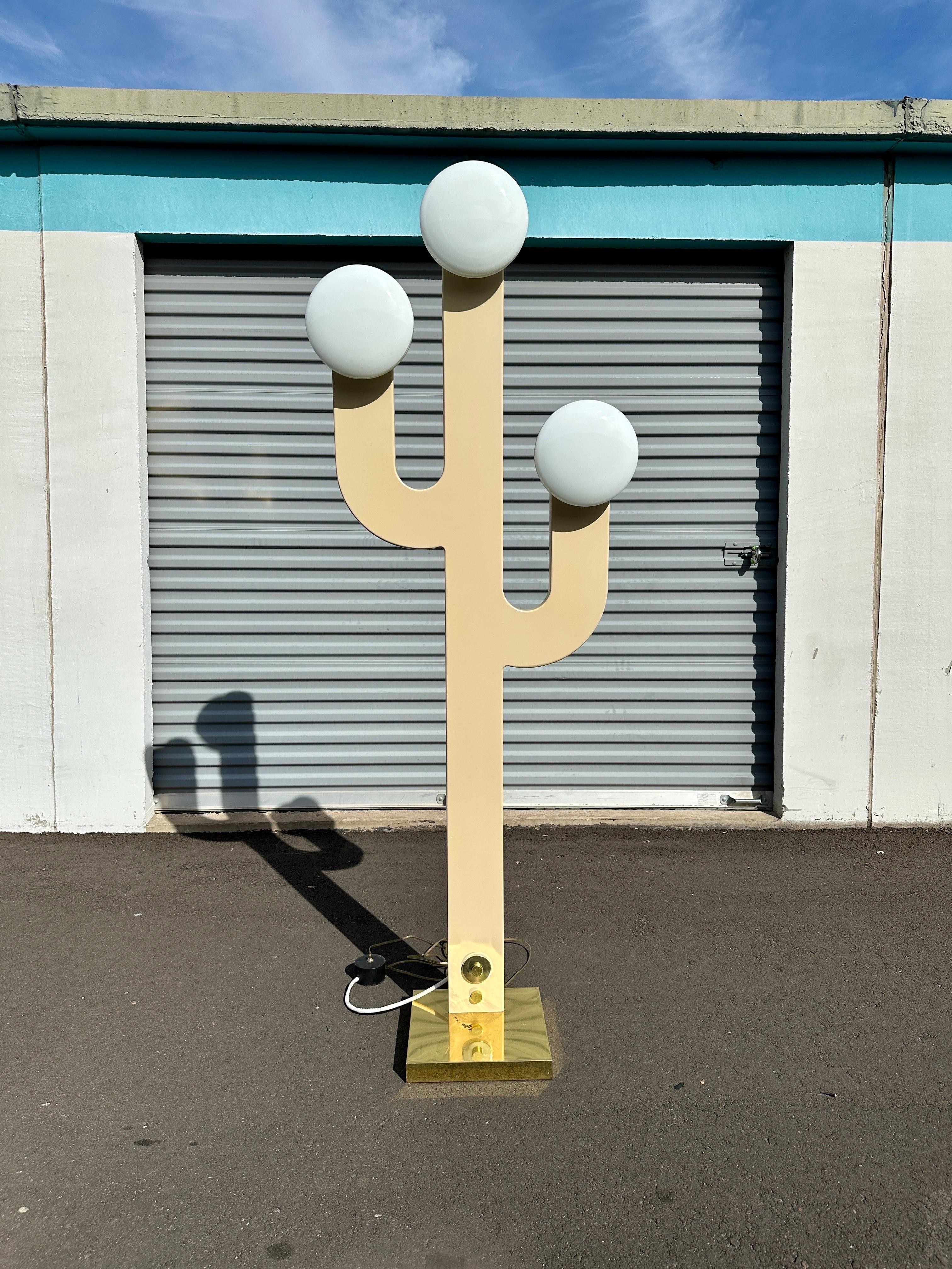 1980s Postmodern Cactus Floor Lamp 5