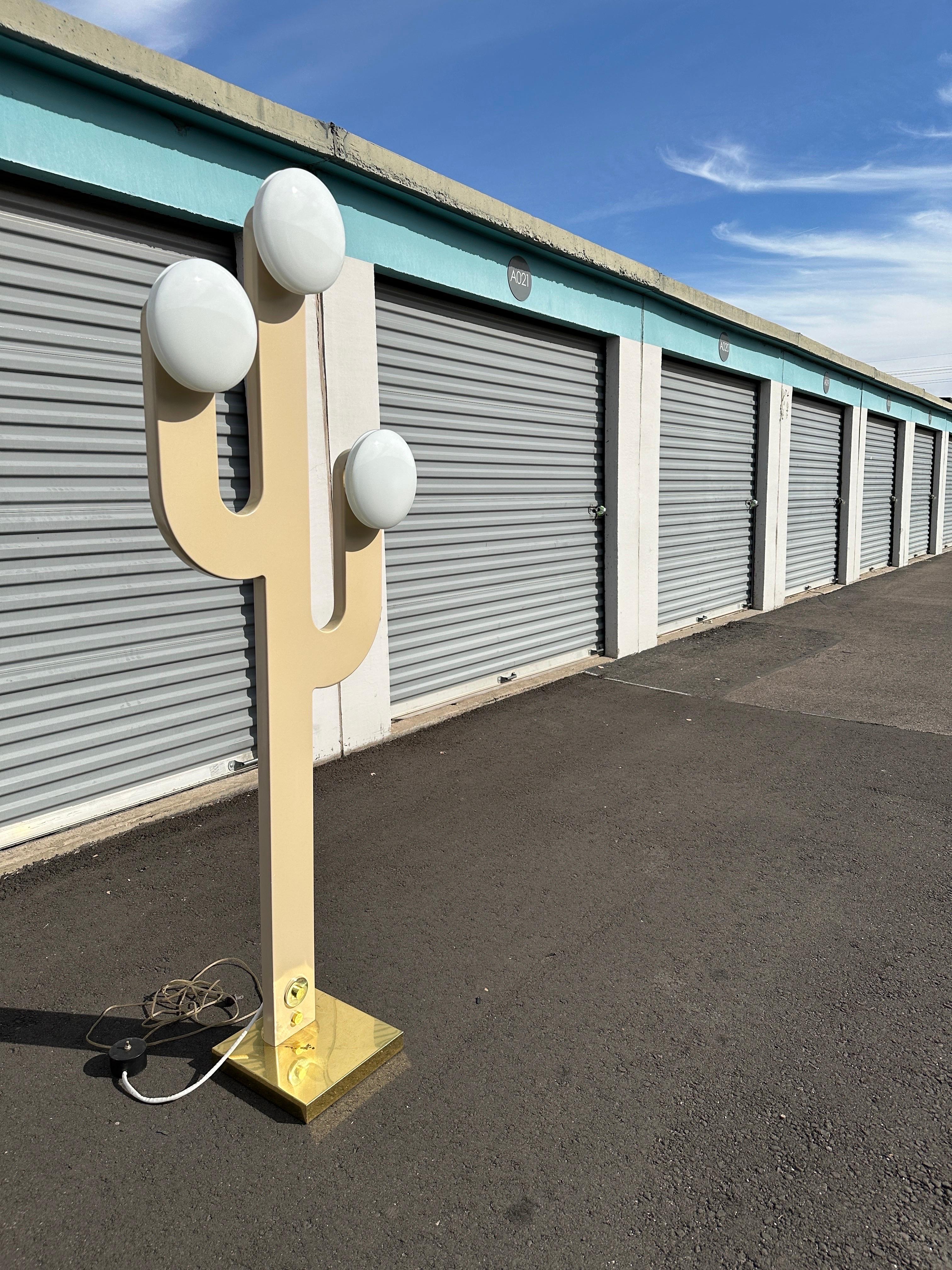 1980s Postmodern Cactus Floor Lamp 6