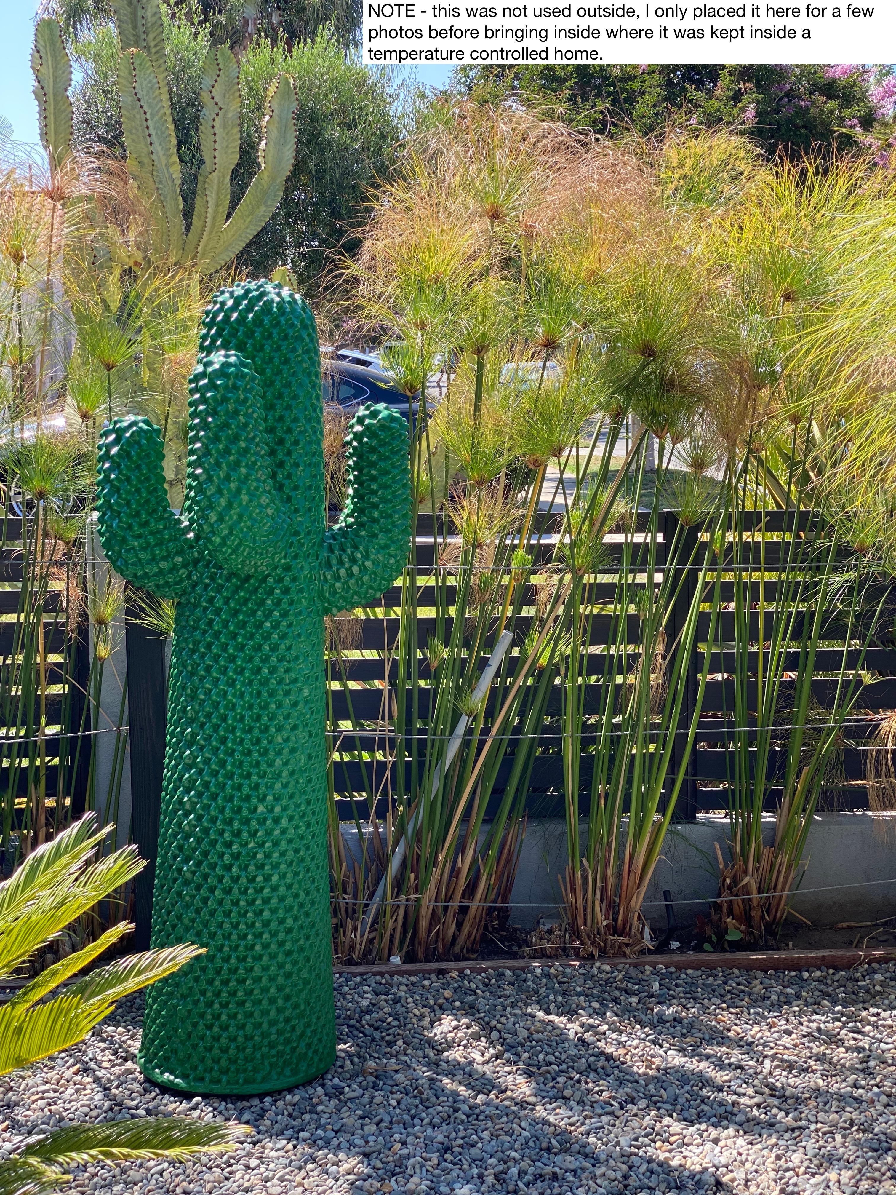 A rare and highly collectible limited edition Gufram 'Cactus' coat / hat rack sculpture designed by Guido Drocco and Franco Mello, part of the legendary Italian Radical Design and Pop Art movements. Ideal collectors example in both condition and