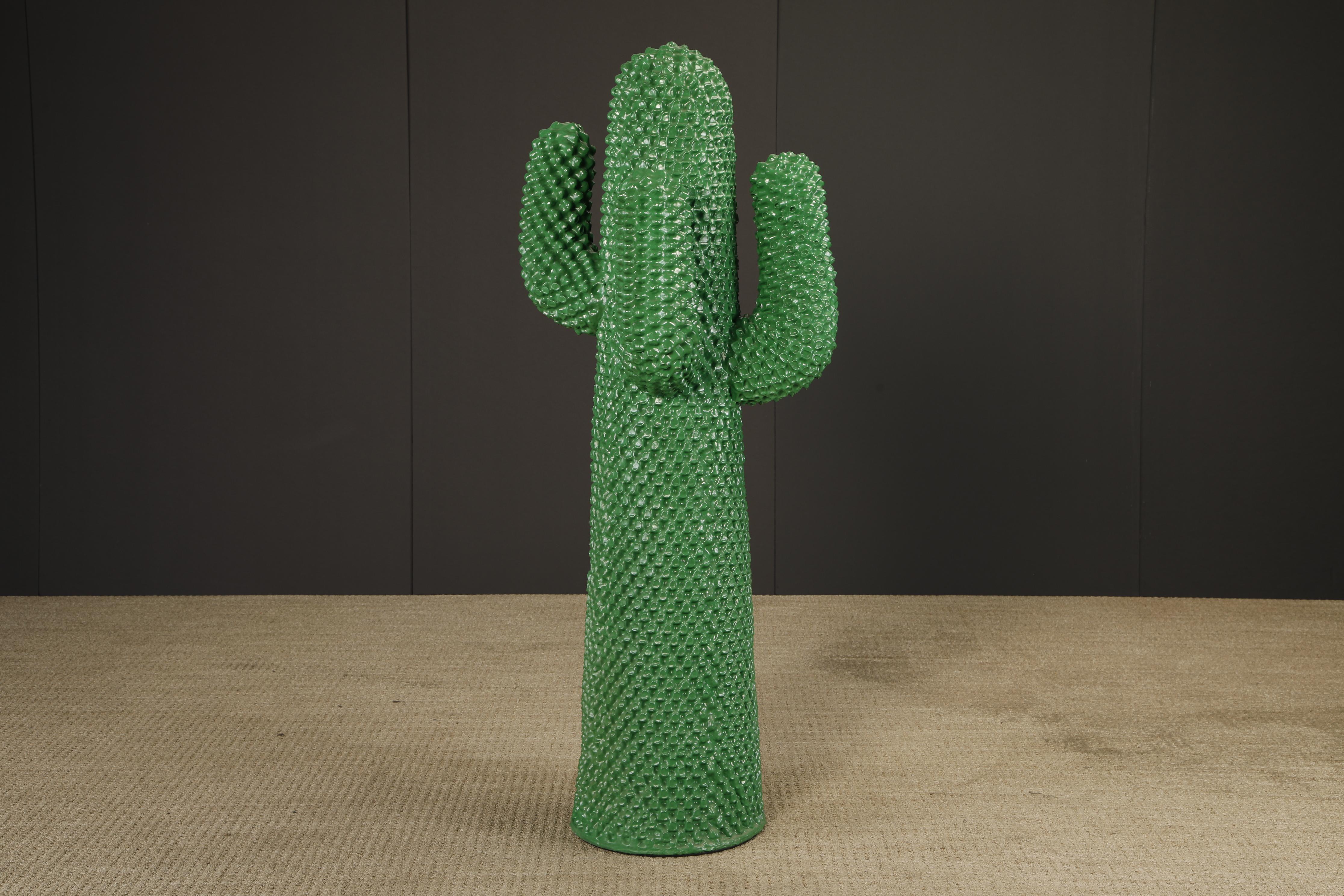 Rare 1986 Limited Edition Gufram Multipli Cactus, Signed & Numbered 1257 of 2000 In Good Condition For Sale In Los Angeles, CA