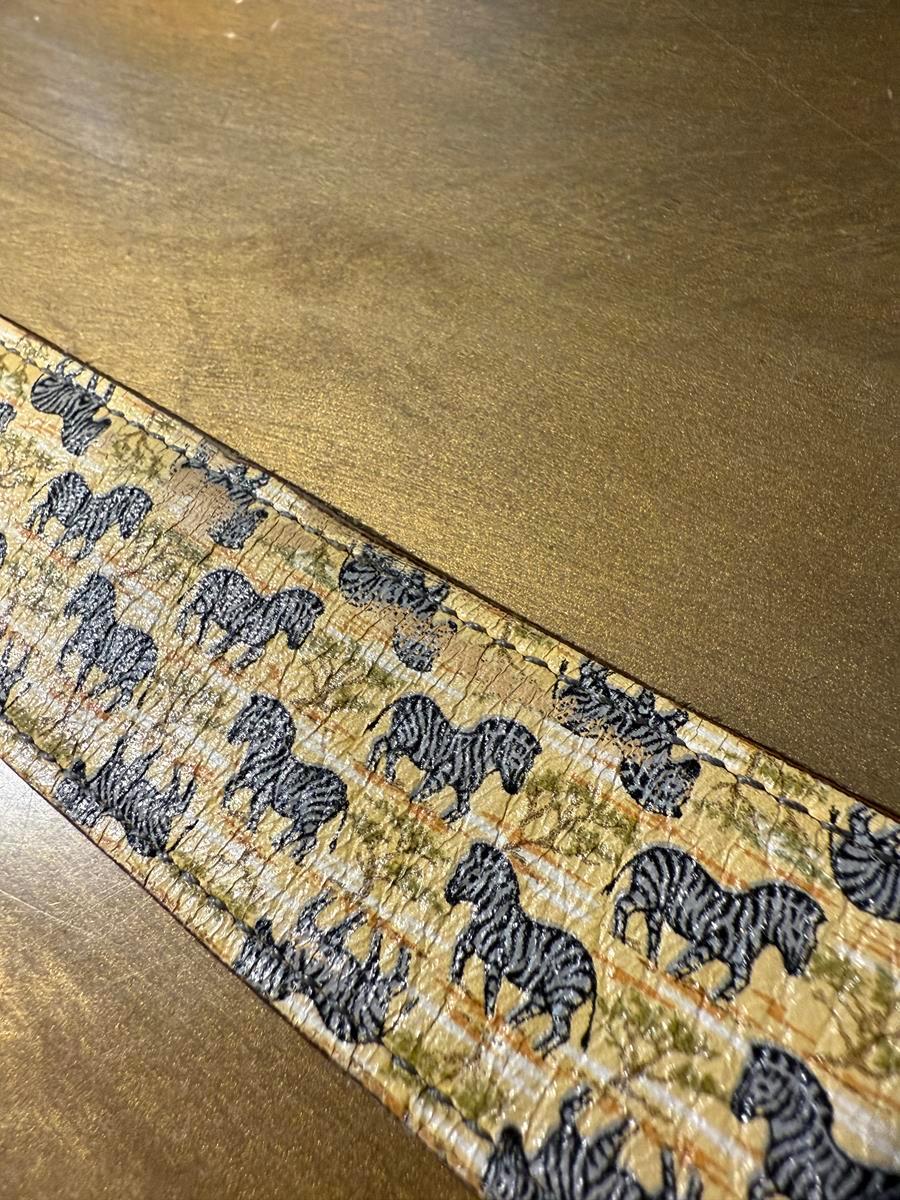 Rare 1988 Hermès Zebra Vintage Belt For Sale 7