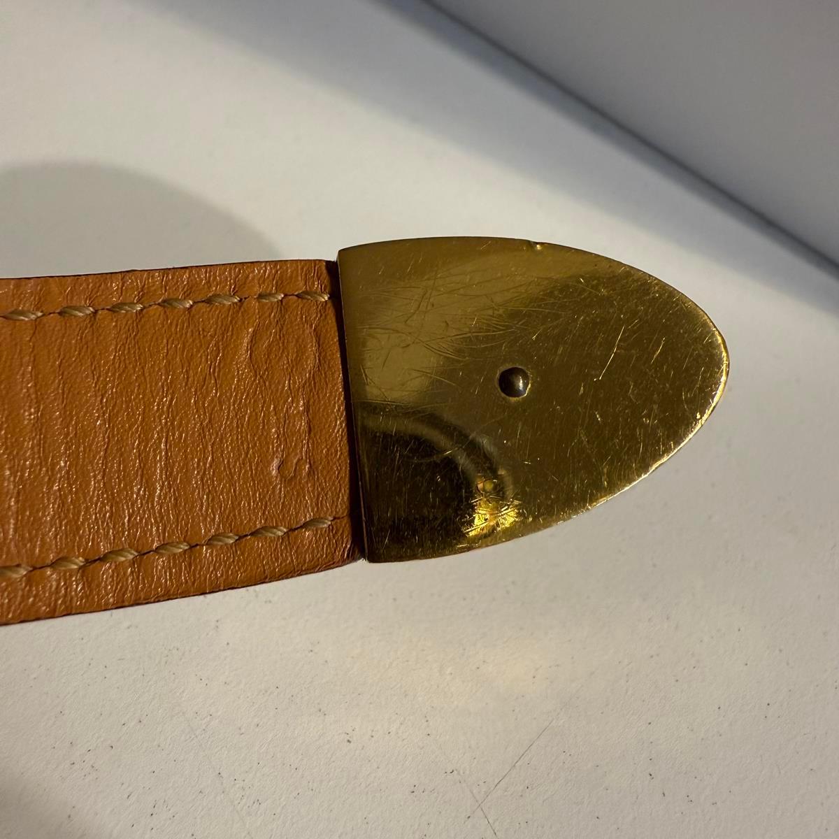 Rare 1988 Hermès Zebra Vintage Belt For Sale 2