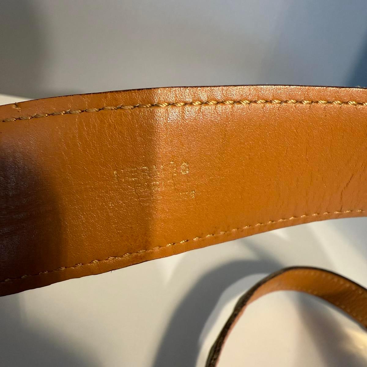 Rare 1988 Hermès Zebra Vintage Belt For Sale 3
